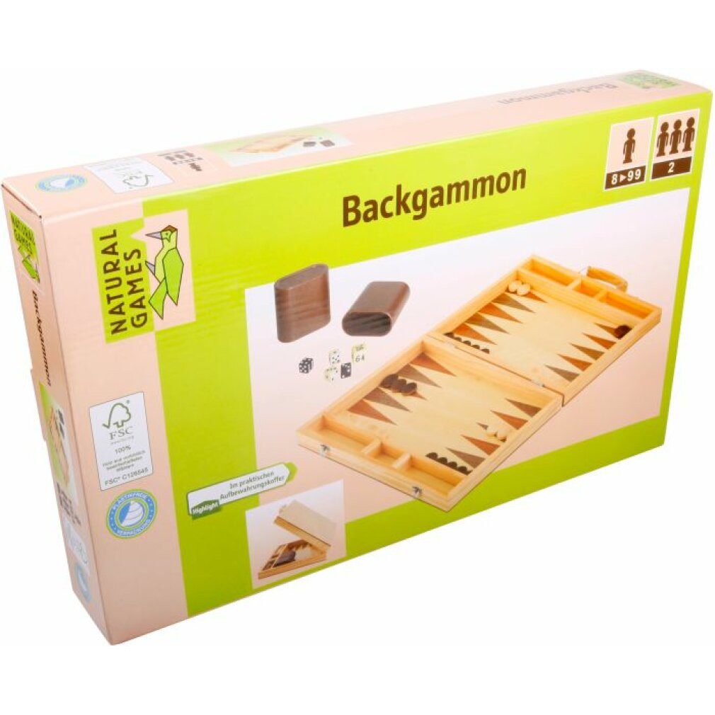 Vedes Spiel NG Backgammon 38x22x5cm