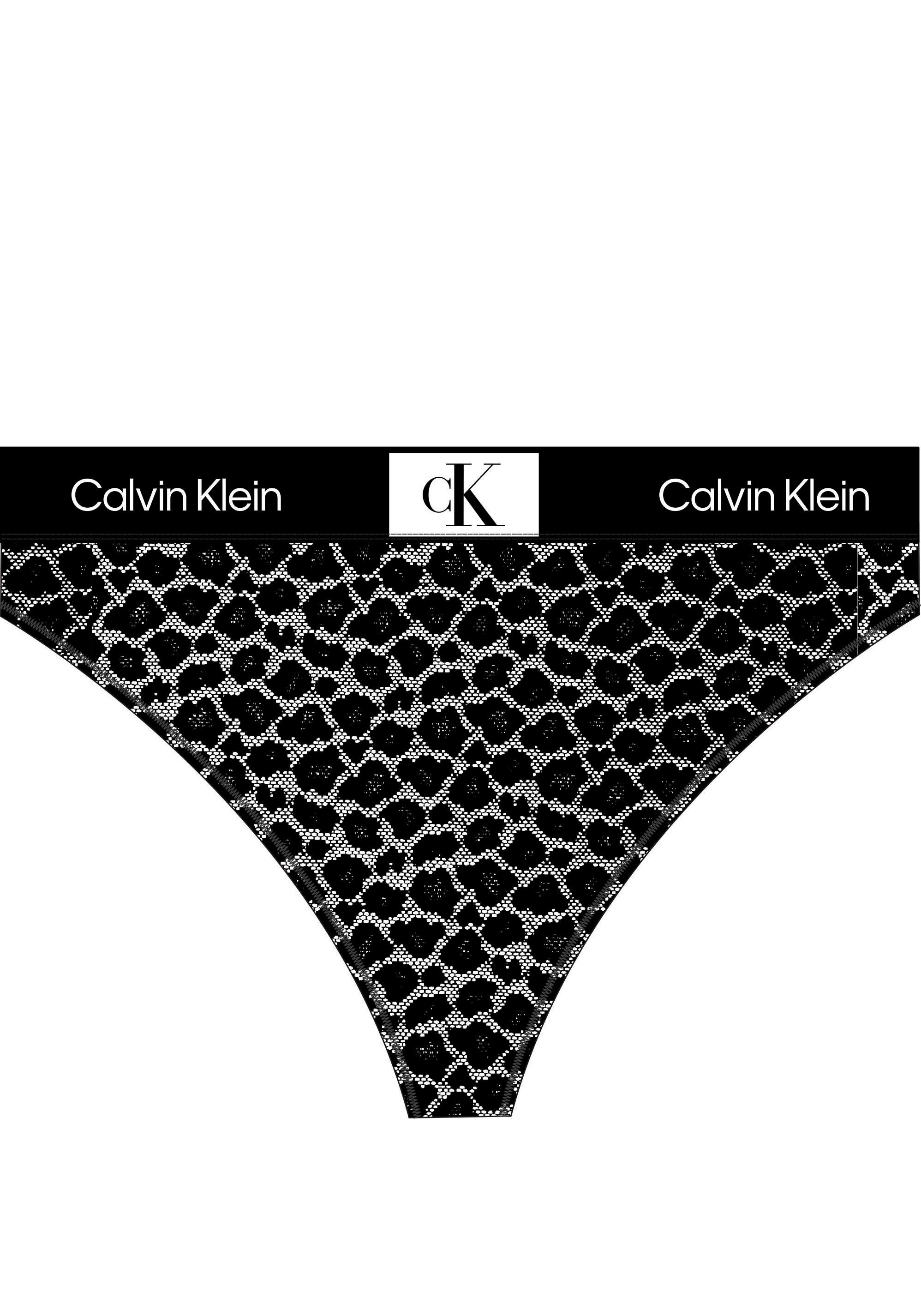 MODERN THONG modernen (FF) im Calvin T-String Animal-Print Klein Underwear