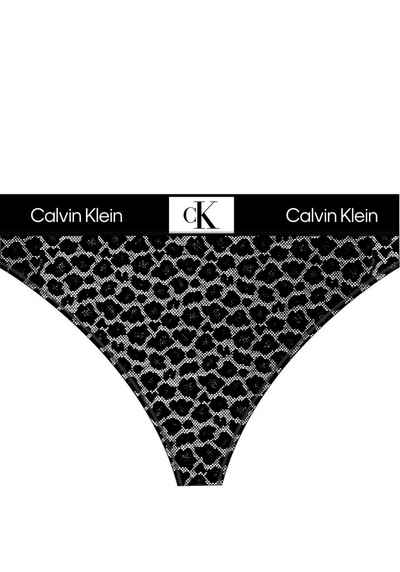 Calvin Klein Underwear T-String MODERN THONG (FF) im modernen Animal-Print