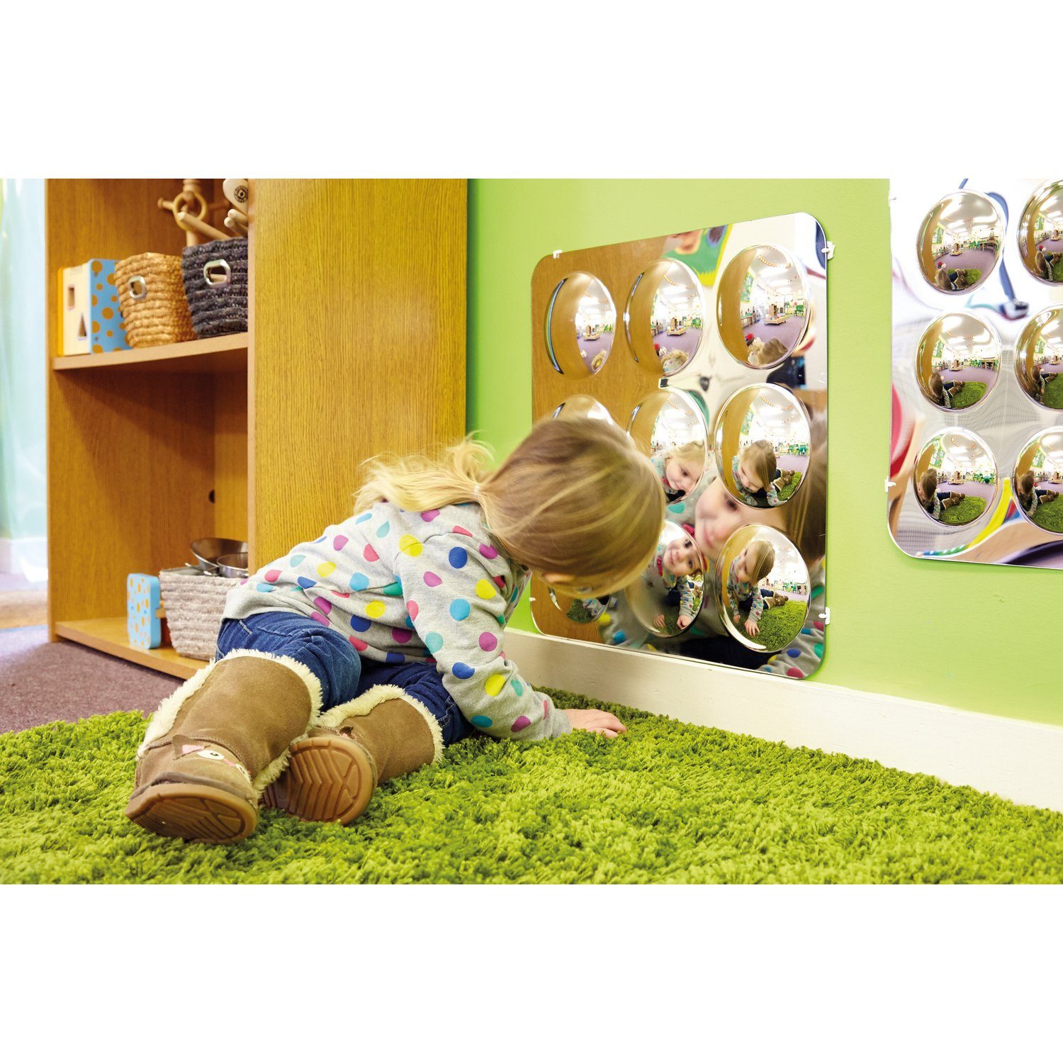 EDUPLAY Lernspielzeug Spiegel Convex 9 klein (0-St)