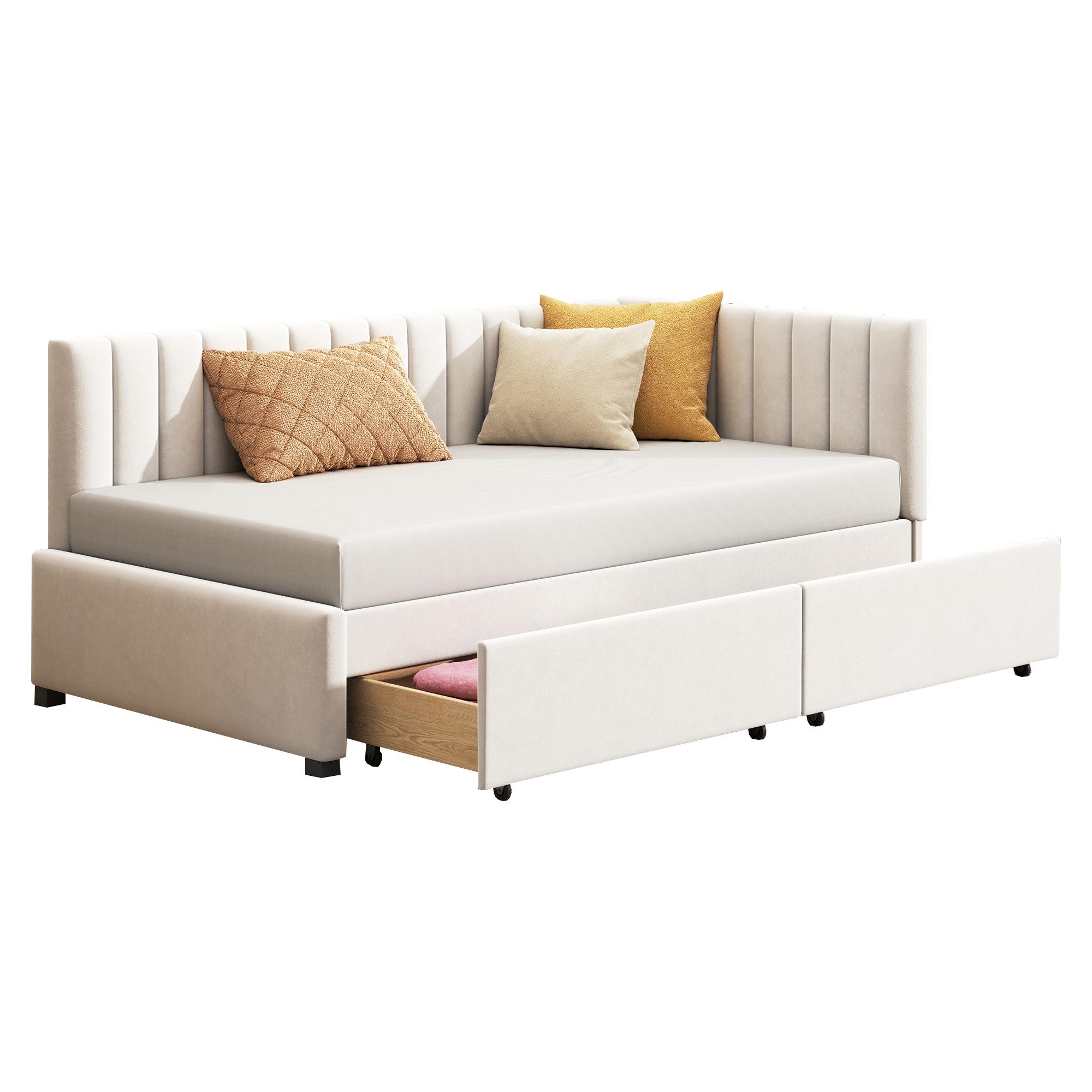 REDOM Polsterbett Daybett Tagesbett Schlafsofa (90x200 günstig online kaufen