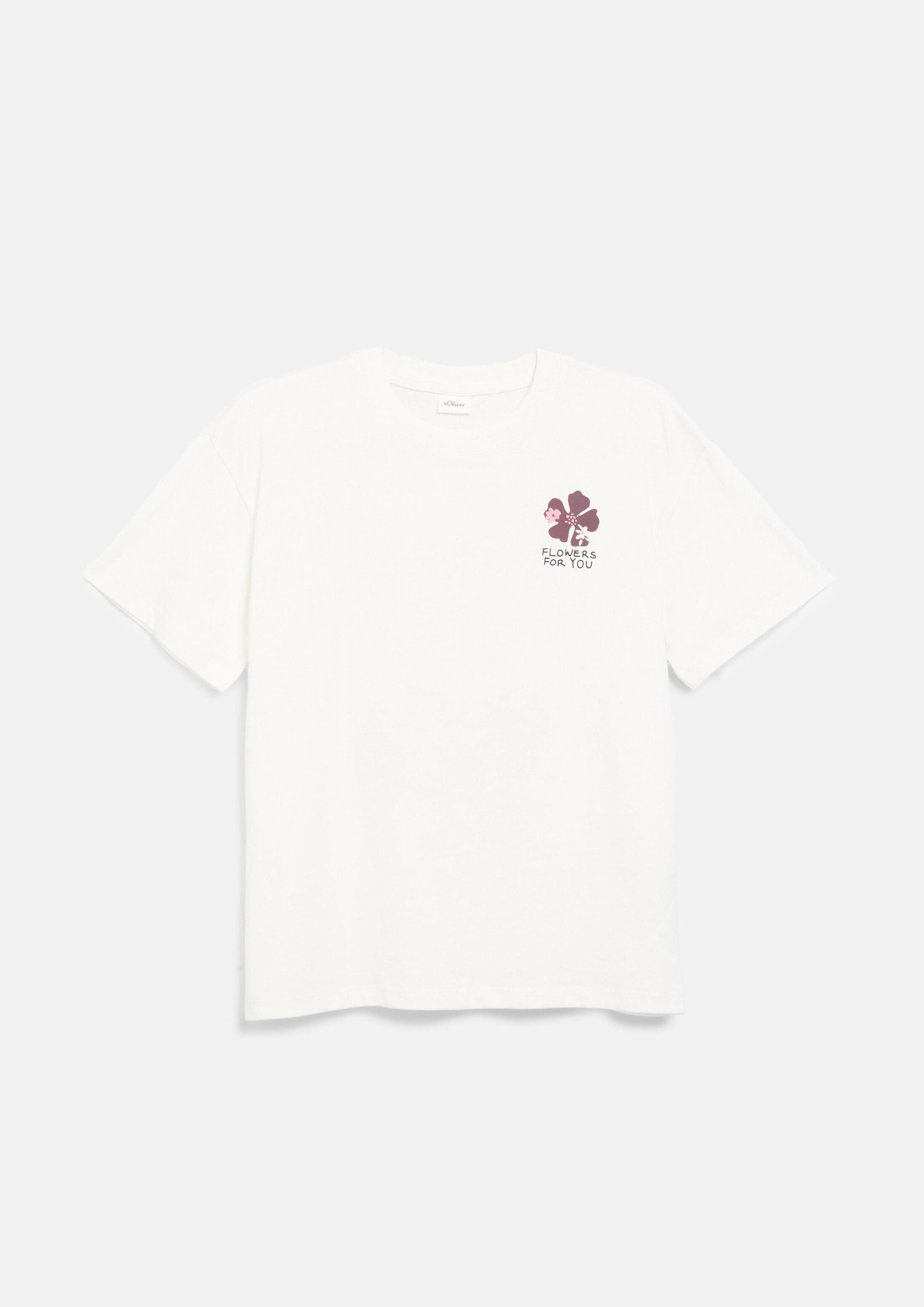 s.Oliver Kurzarmshirt T-Shirt Oversize Printshirt