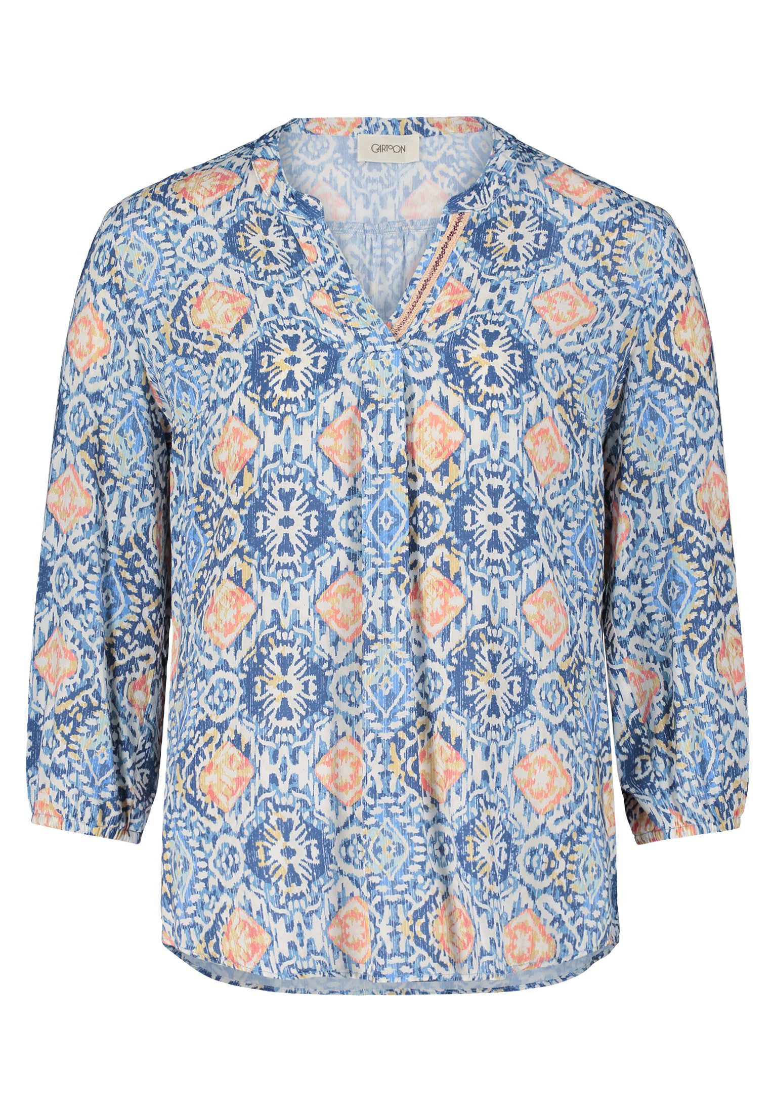 Cartoon Shirtbluse Damen mit Muster günstig online kaufen