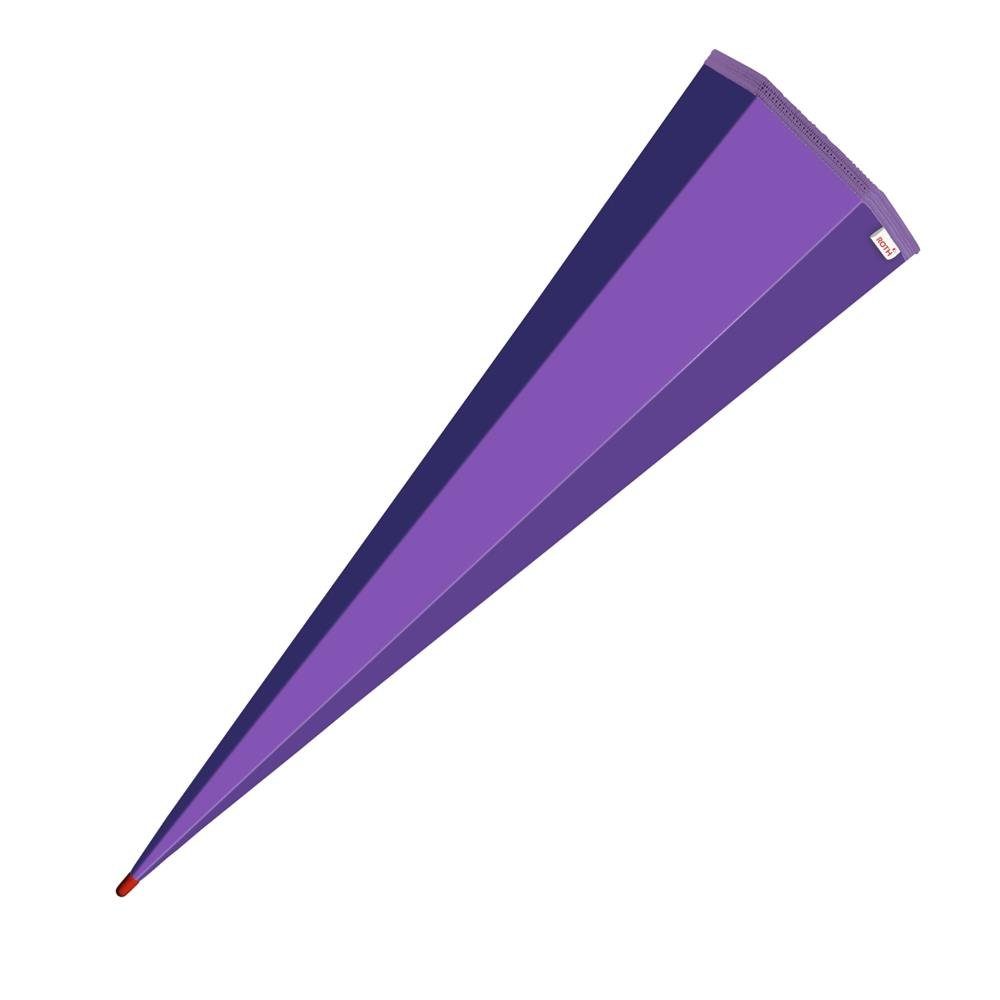 Roth Schultüte Rohling, 85 cm, eckig, ohne Verschluss, Zuckertüte zum Basteln