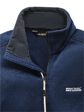 Regatta Strickfleecejacke anschmiegsam und schnelltrocknend, in Melange-Optik