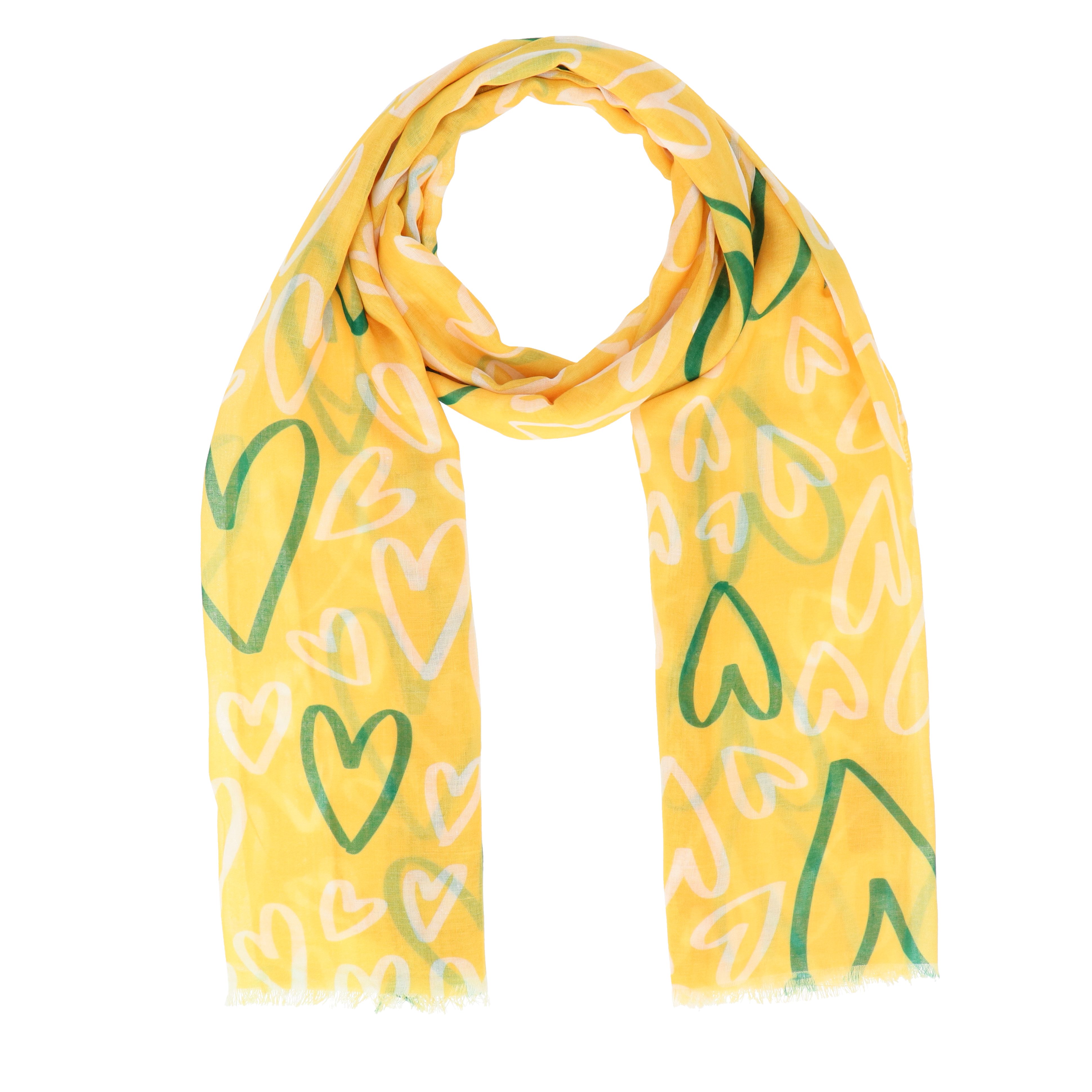 halsüberkopf Accessoires Modeschal Lovely Hearts, mit schwungvollen Herzmotiven