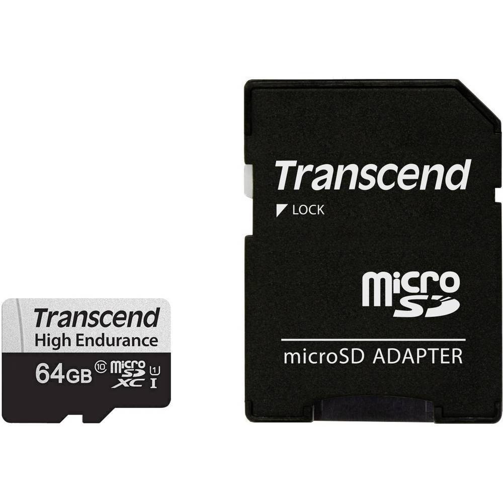 Transcend microSDXC-Karte Speicherkarte (inkl. SD-Adapter)