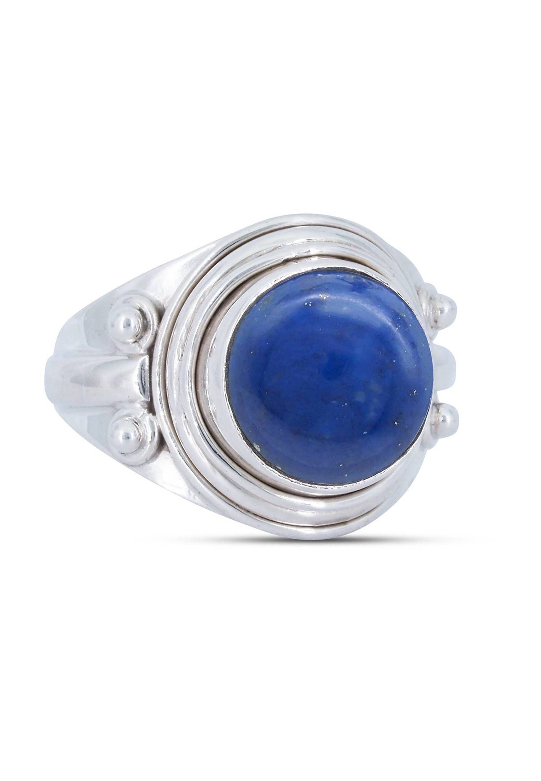 925er Silber Lazuli Silberring Lapis mit mantraroma