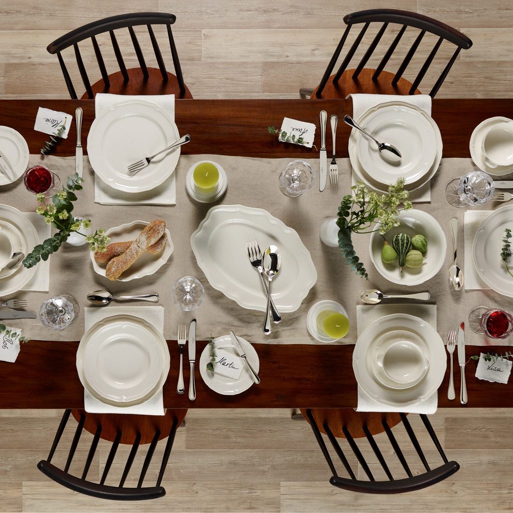 Villeroy & Boch Brotteller Manoir Brotteller, (1 St), Premium Porcelain, mikrow.- & spülm.sicher, Made in Germany
