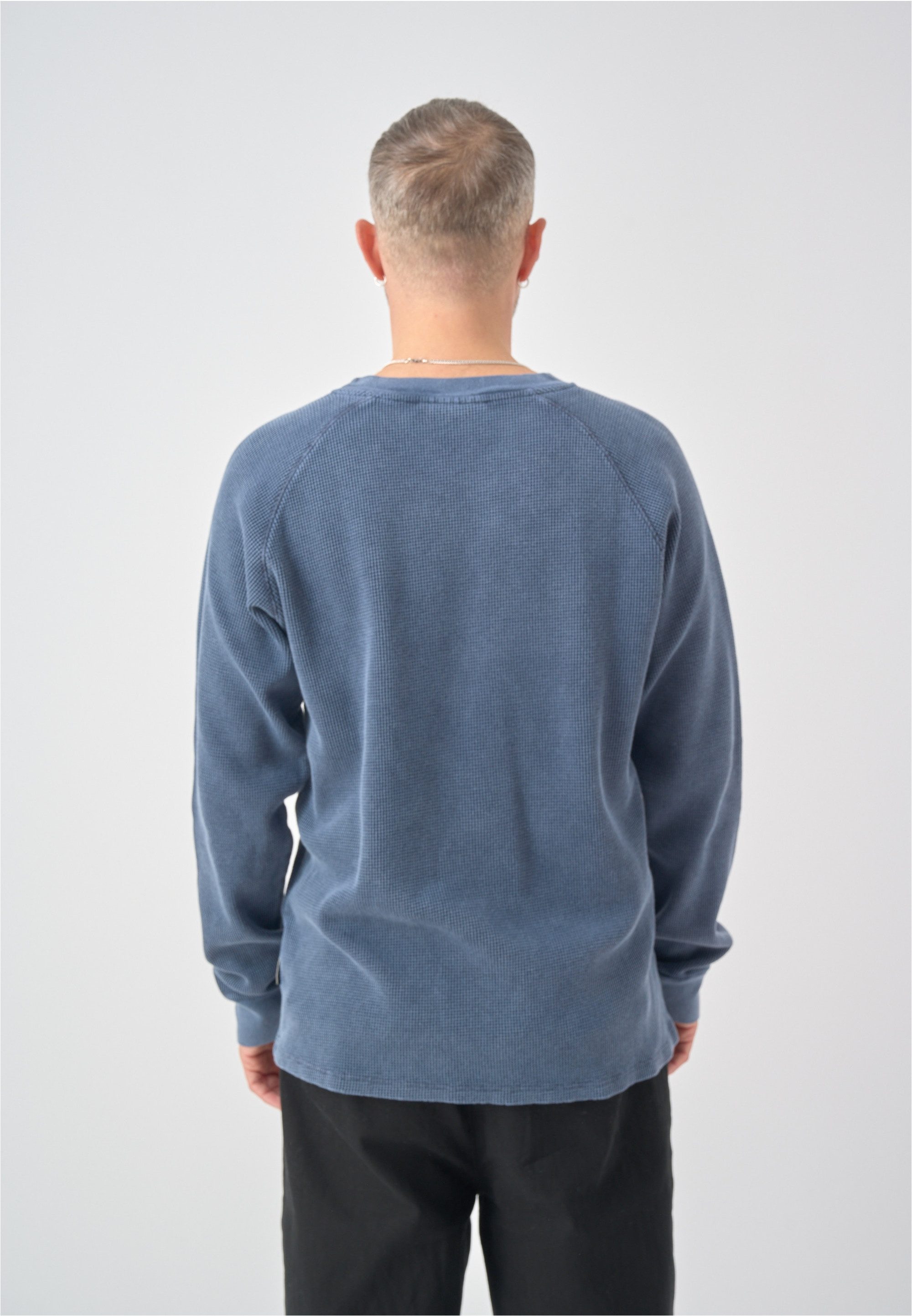 Cleptomanicx Strickpullover Boxy Crewneck Thermal im lockeren Schnitt