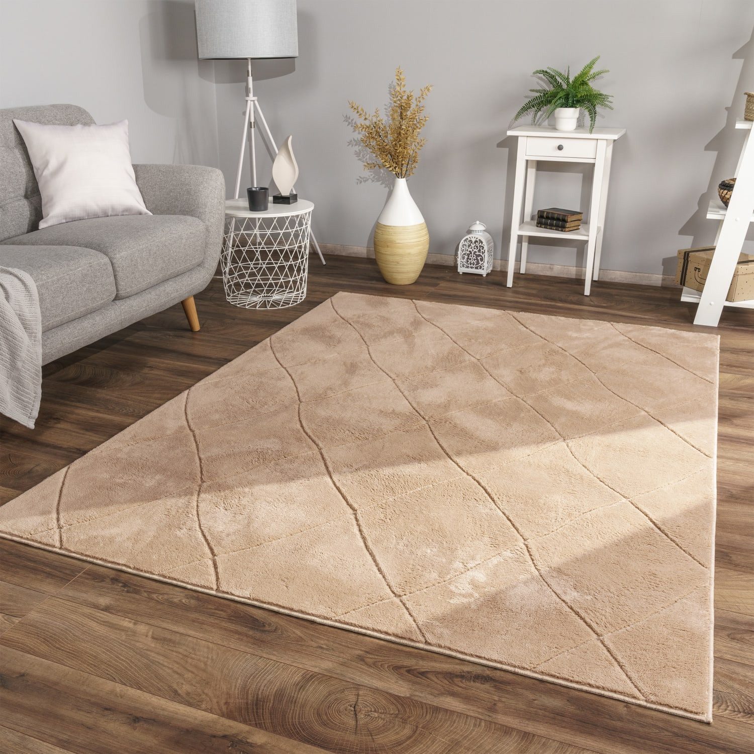 TT Home Teppich, Rechteckig, Höhe: 14 mm, Wohnzimmer Teppich Esszimmer Kurz günstig online kaufen