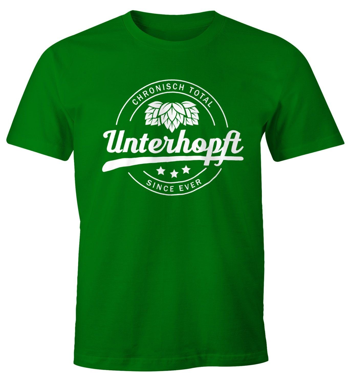 MoonWorks Print-Shirt Chronisch Unterhopft Total Herren günstig online kaufen