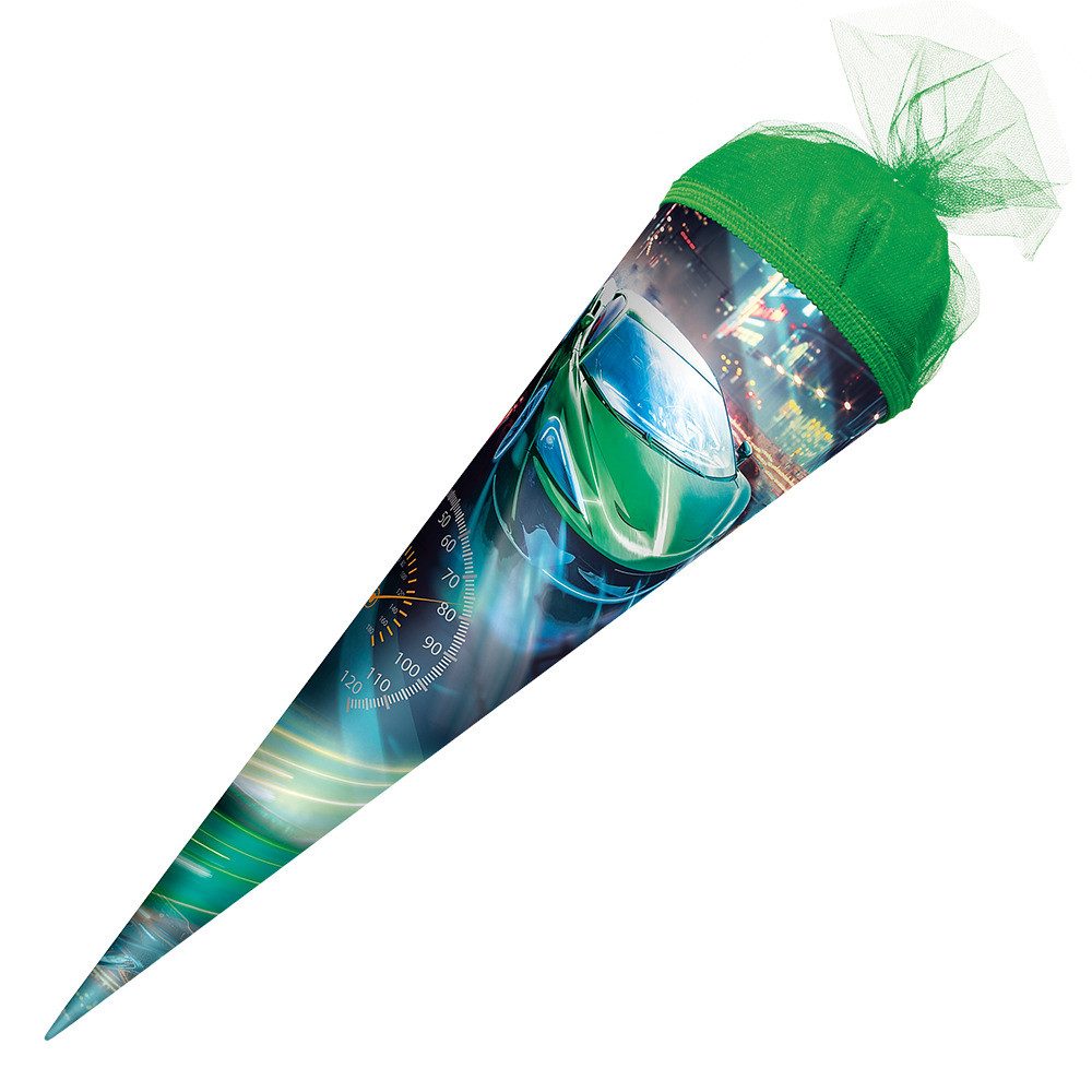 Roth Schultüte Roth Schultüte Racing rund Tüllverschluss 50cm