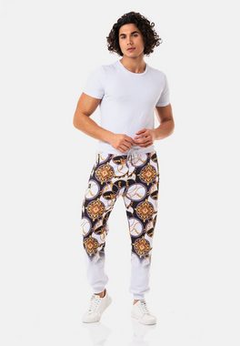 RedBridge Sweathose Luxury Fade mit coolem Allover-Print