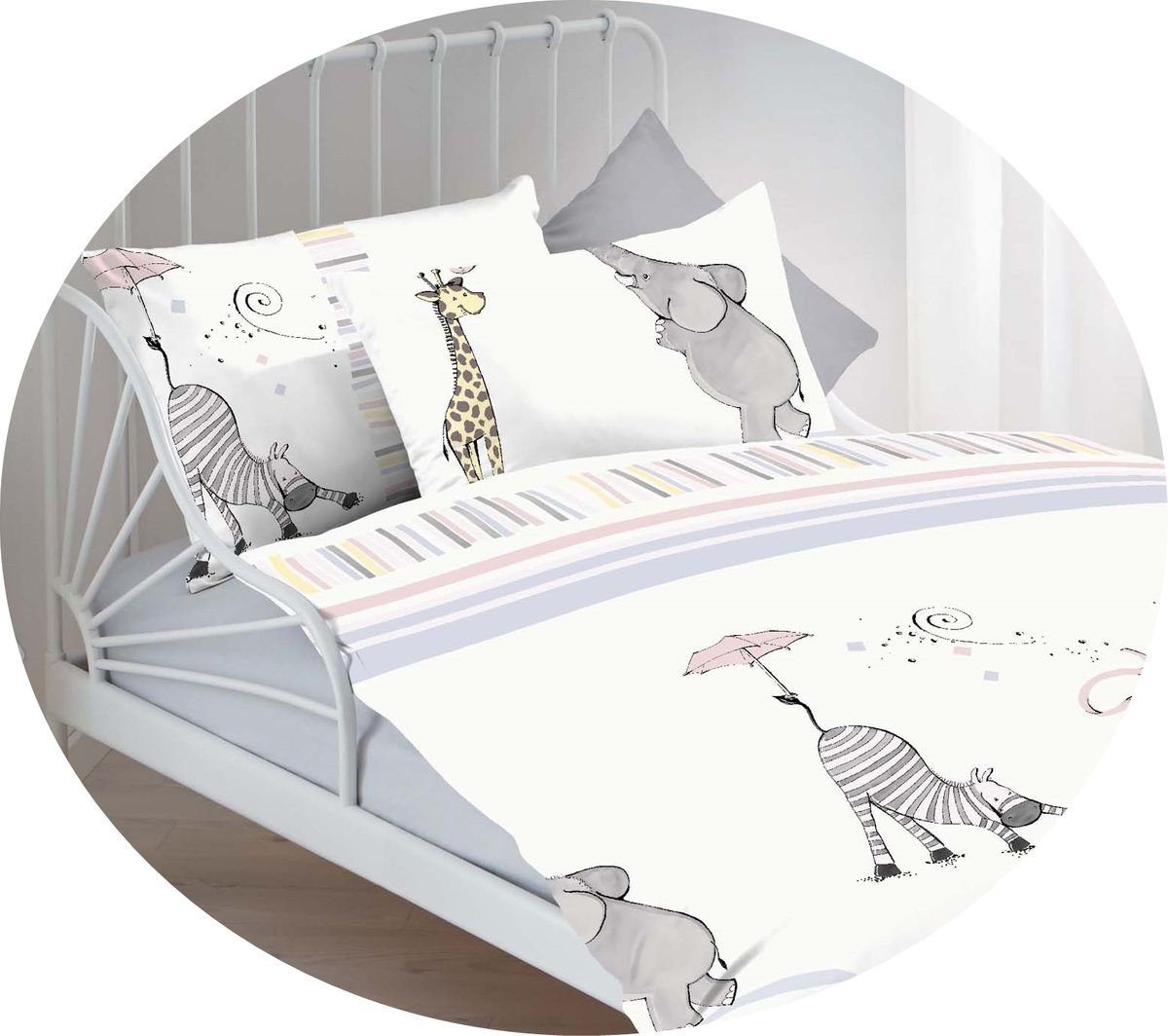 Kaeppel Kinderbettwäsche Kaeppel Kinder Renforcé - Linon Bettwäsche 2 tlg. 135x200cm Tiere, Renforcé, 2 teilig, Hochwertige Kinder Bettwäsche. Reduzierter Preis € 34,90. Unverbindliche Preisempfehlung € 44,95