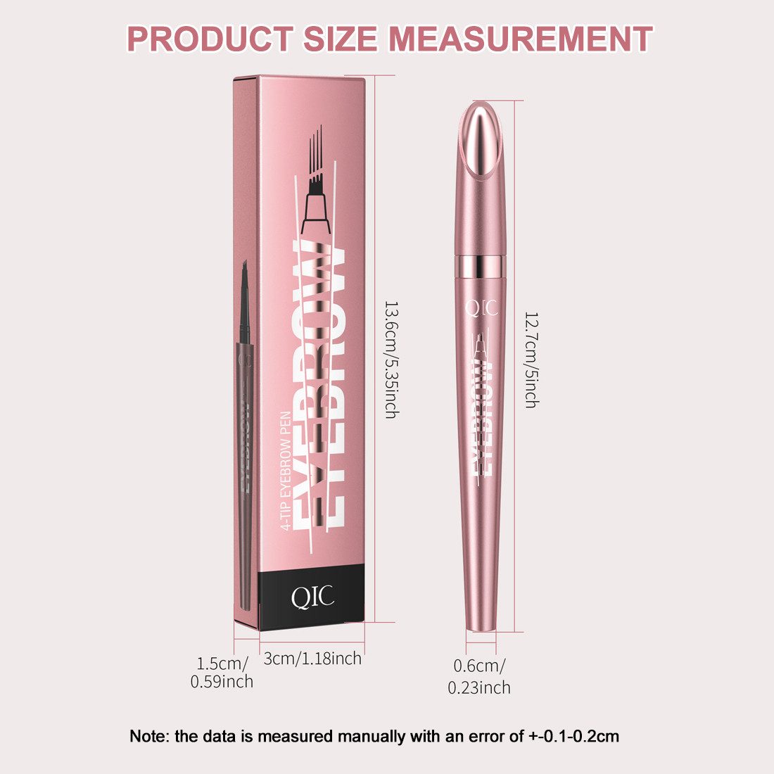 DEBAIJIA Augenbrauen-Stift Augenbrauenstift Natürlich Long Lasting Eyebrow Pencil