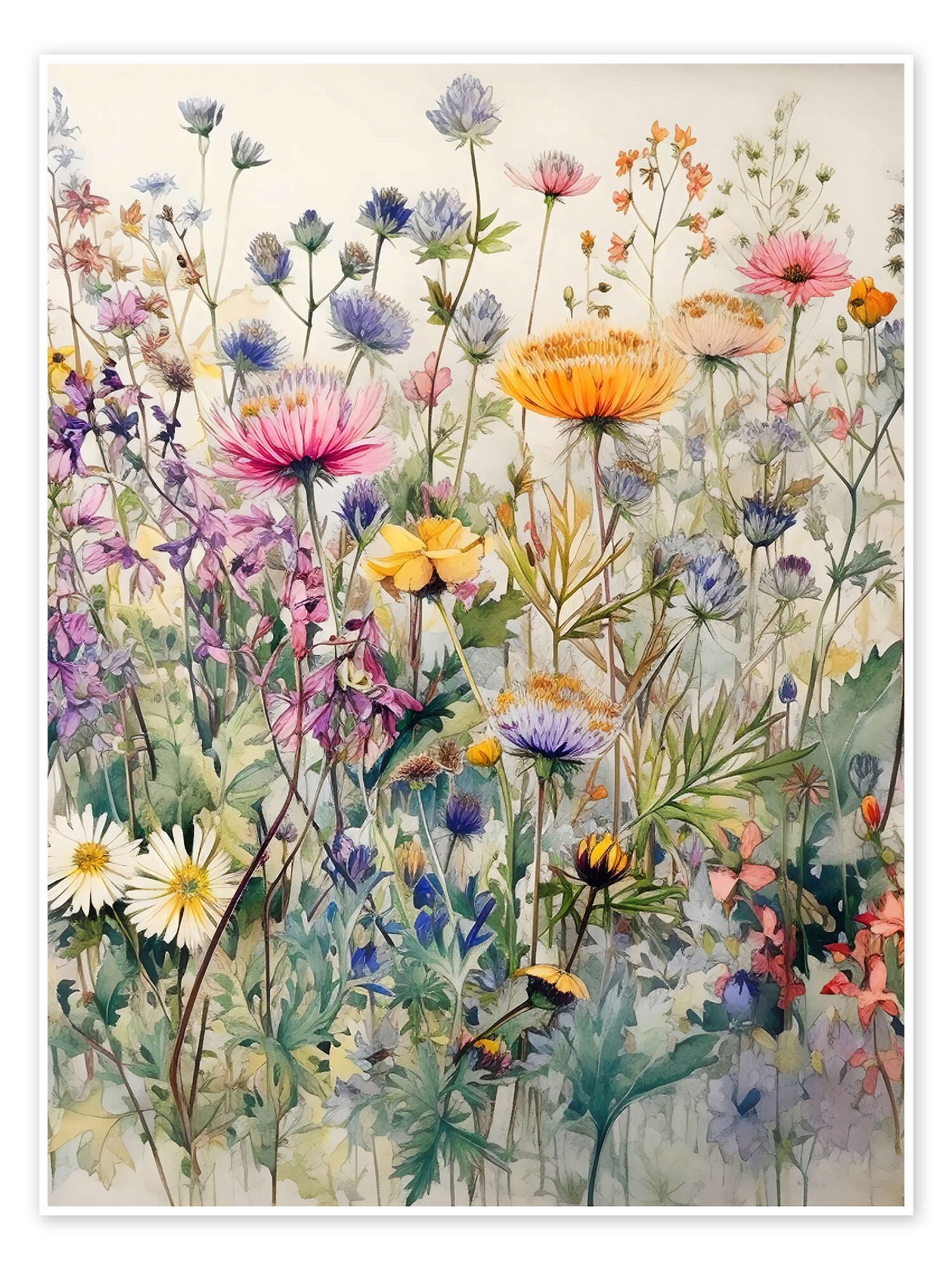 Posterlounge Wandbild Wildblumen II, Ryley Gray, erhältlich als Poster, Leinwandbild, Wandsticker oder Acrylglasbild