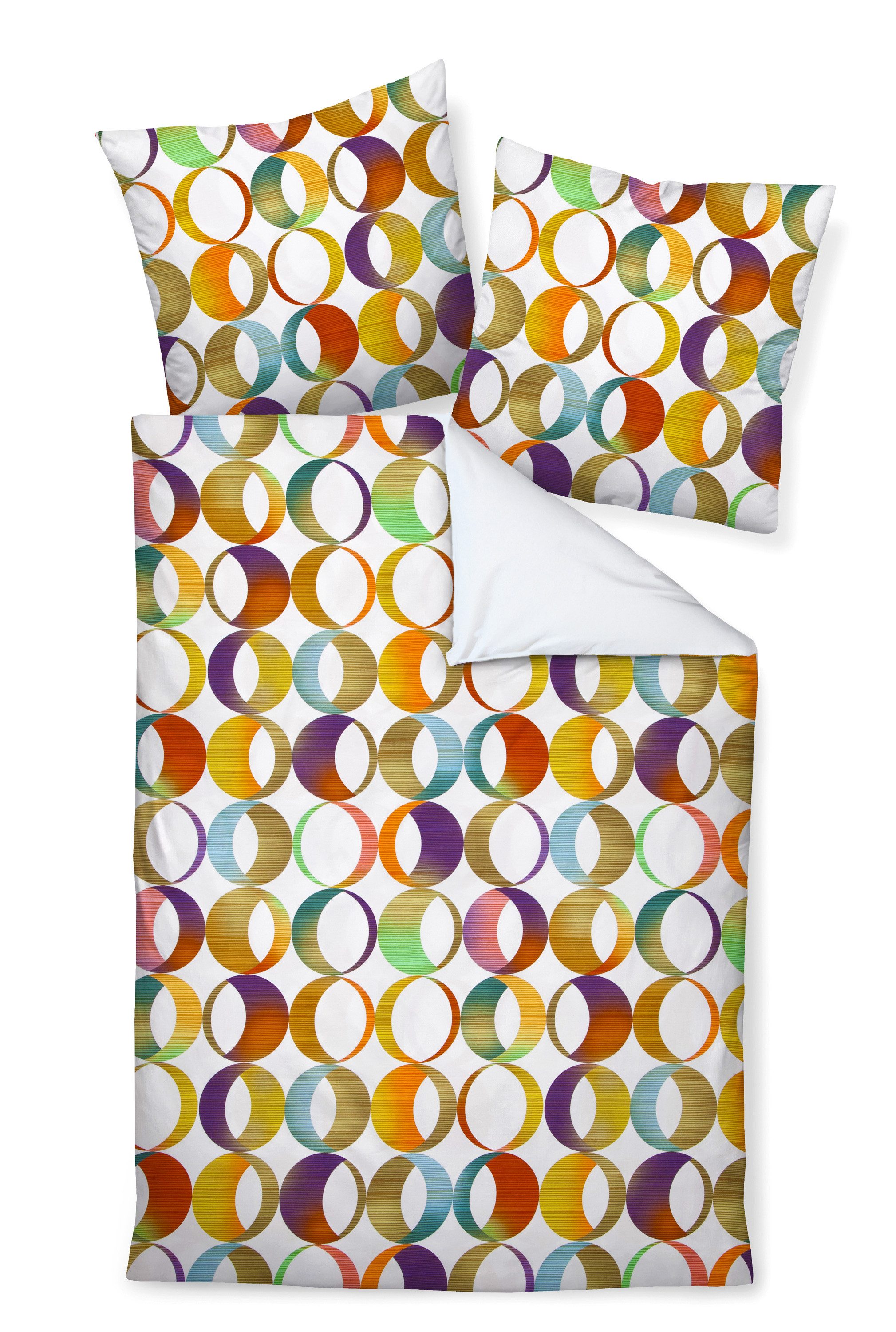 Janine Bettwäsche Mako-Baumwolle, Mako-Satin, 2 teilig, günstig online kaufen