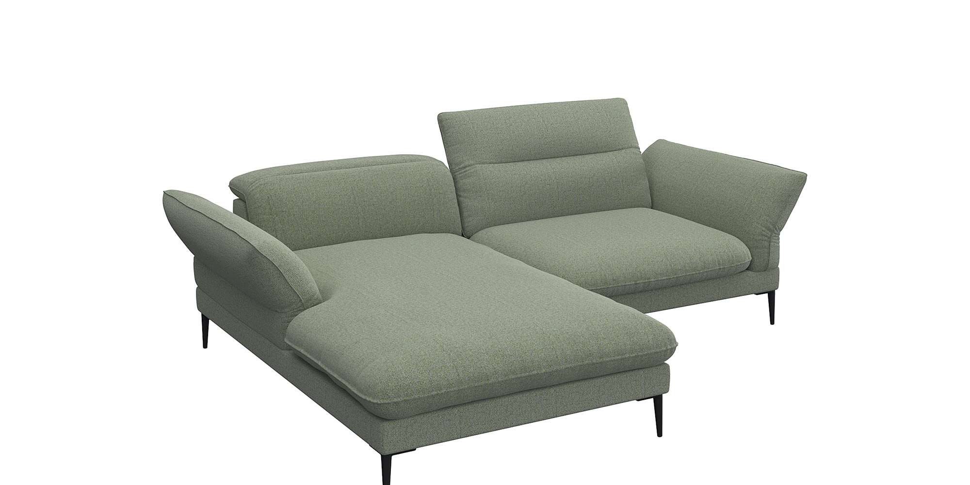 FLEXLUX Ecksofa Salino, Funktionssofa mit Recamiere, günstig online kaufen