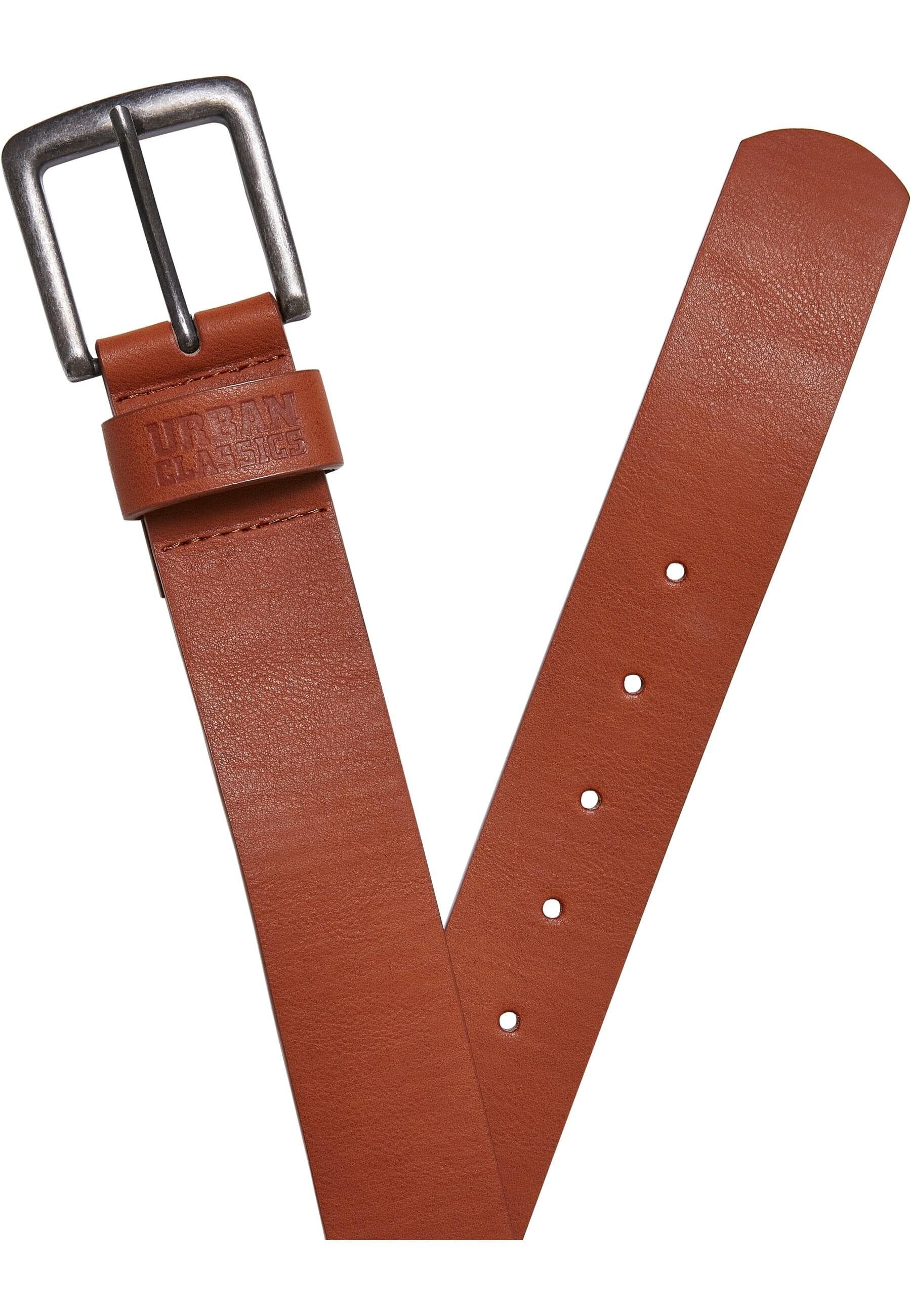 URBAN CLASSICS Hüftgürtel Unisex cognac Leather Belt Imitation