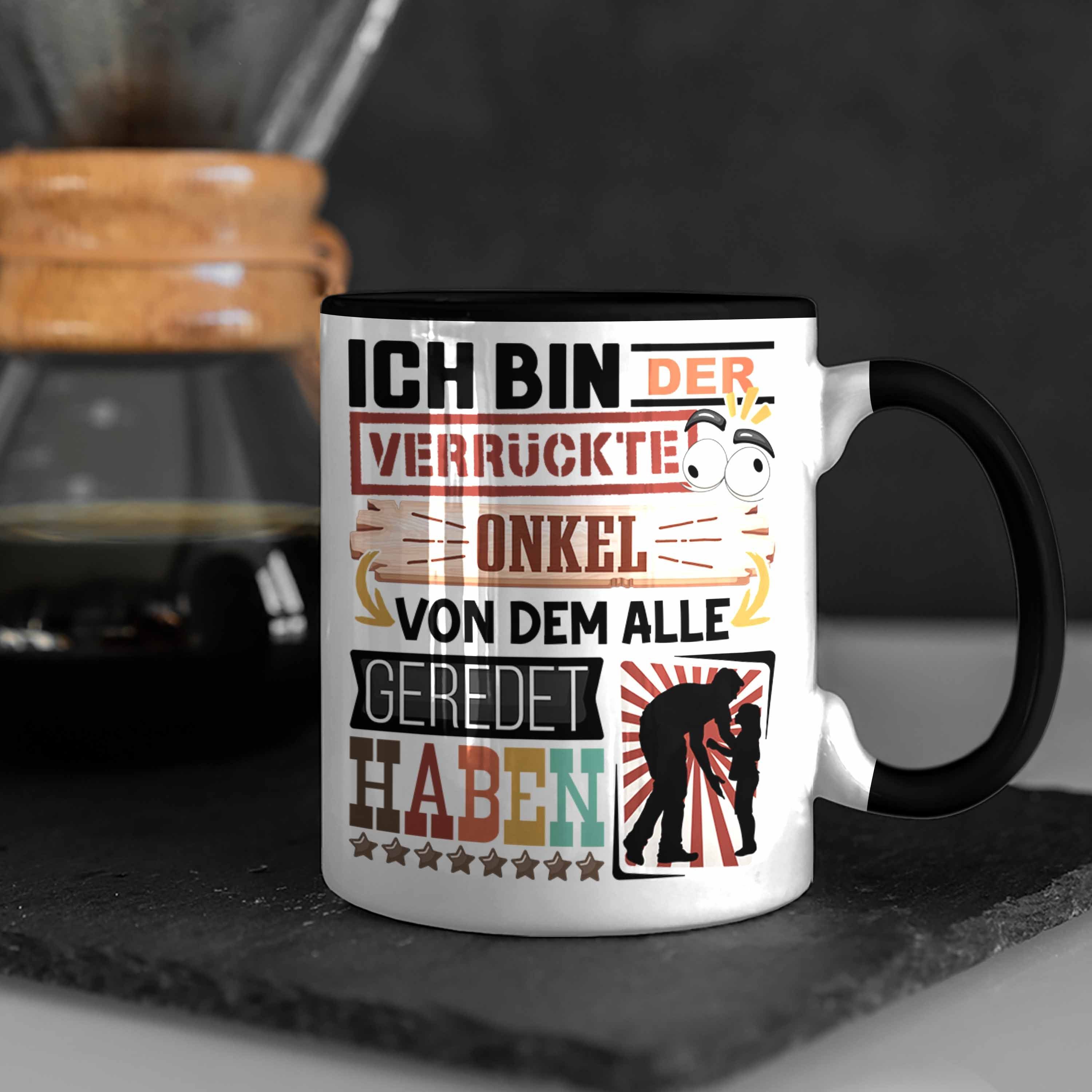 Geschenk Tasse Onkel Tasse Lustig Trendation Geburtstag I Geschenkidee Onkel für Schwarz Spruch