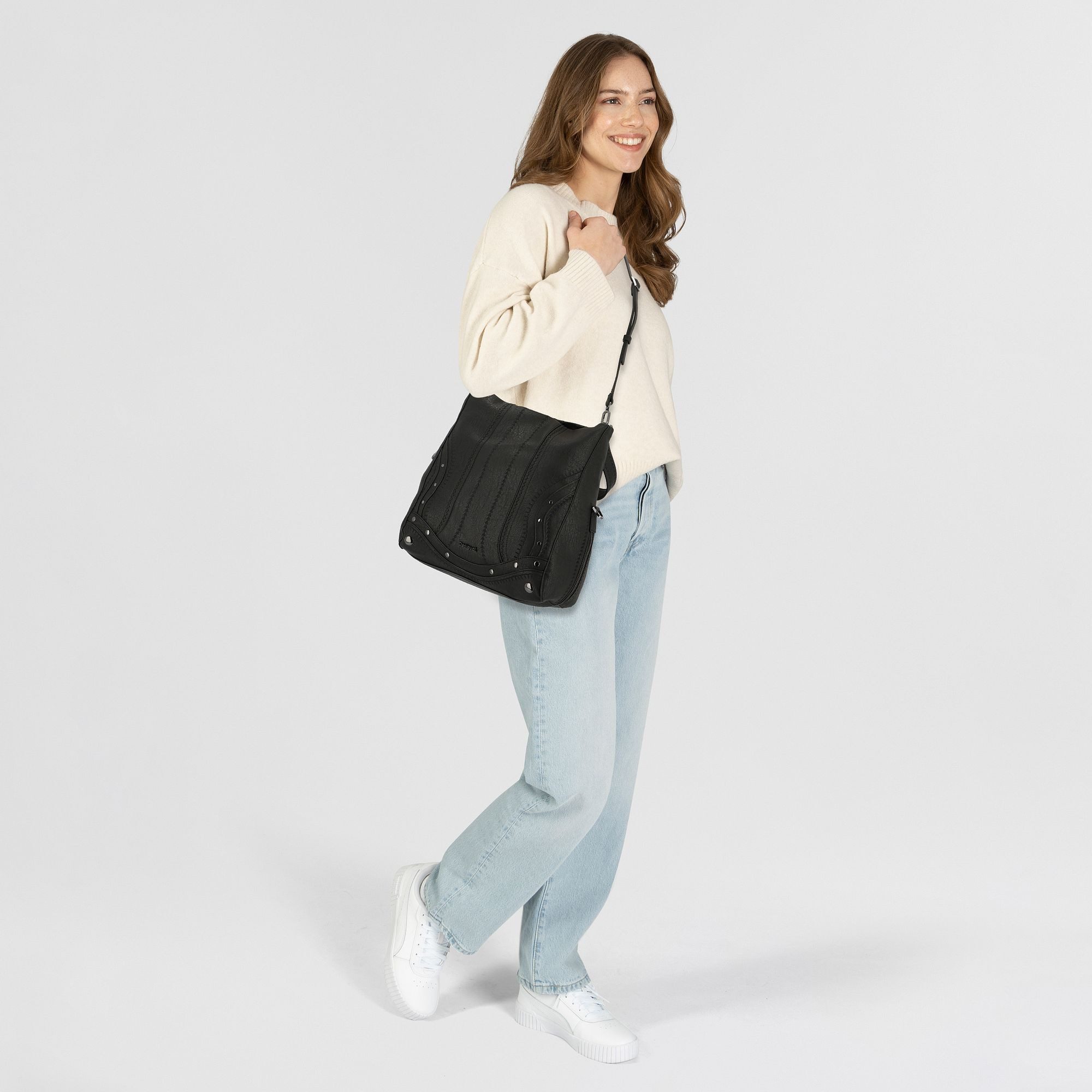 Desigual Schultertasche Embro, Polyurethan