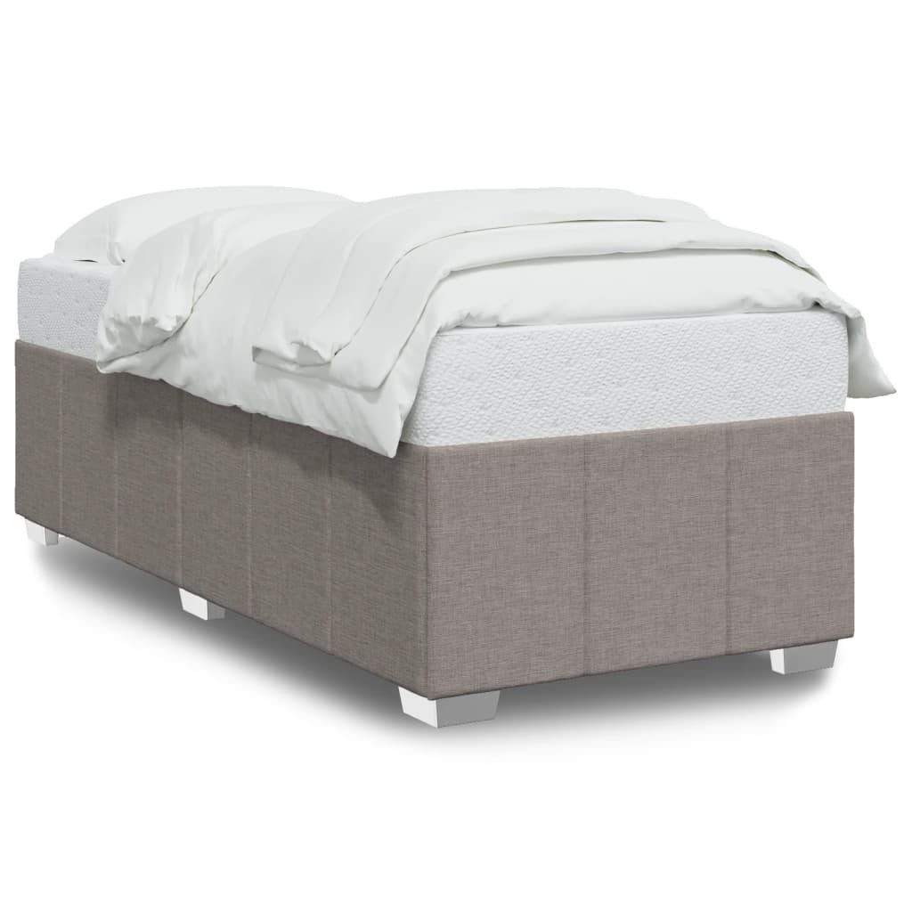 vidaXL Bett Bettgestell ohne Matratze Taupe günstig online kaufen