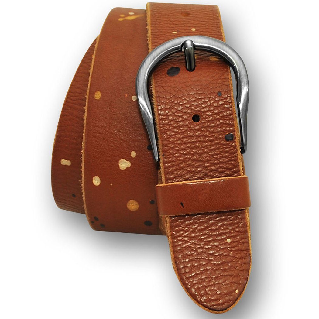 VITTOZZI Ledergürtel Gürtel, Pompei 4cm