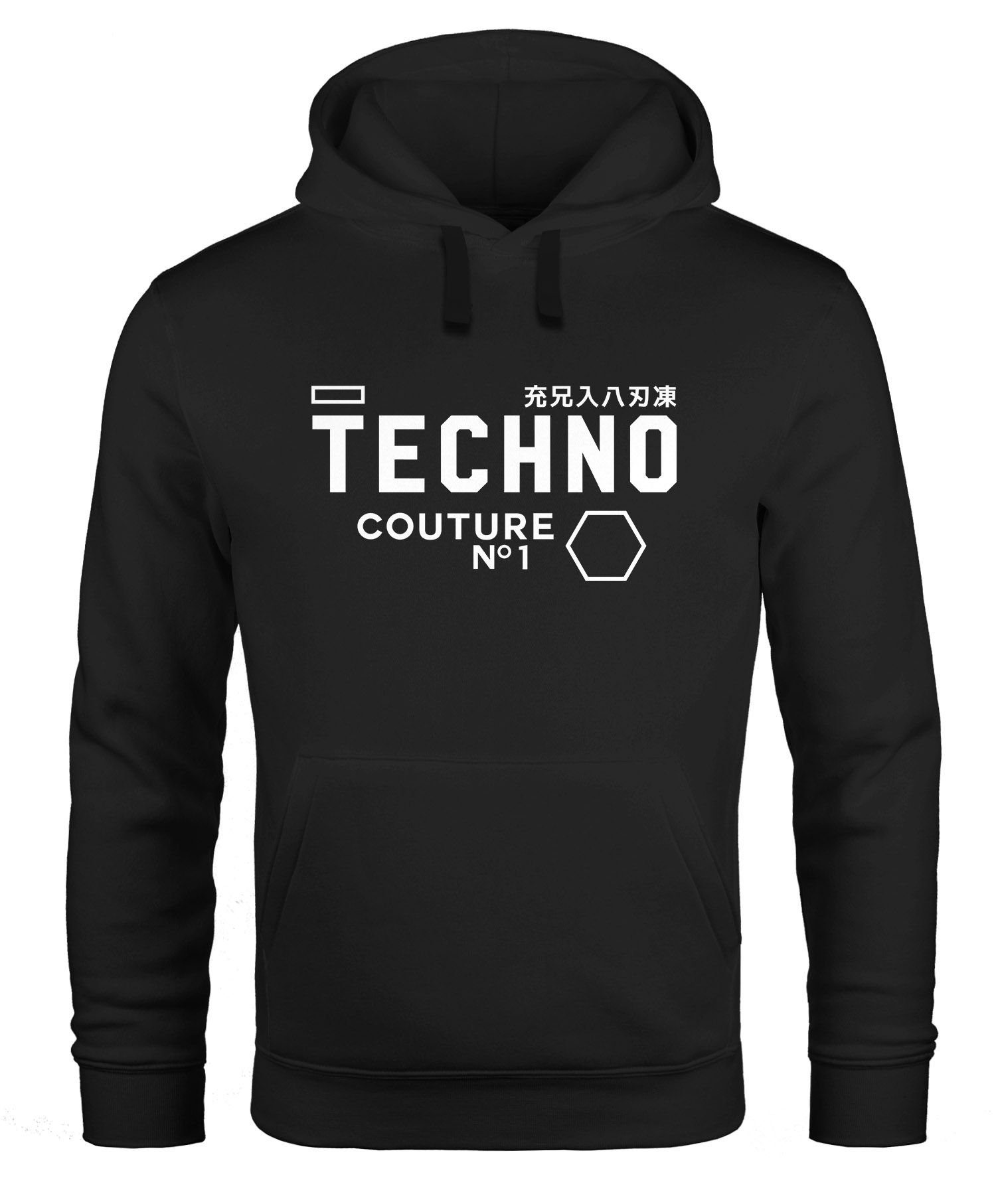 Hoodie Techno Kapuzen-Pullover Hoodie Herren Männer Neverless®
