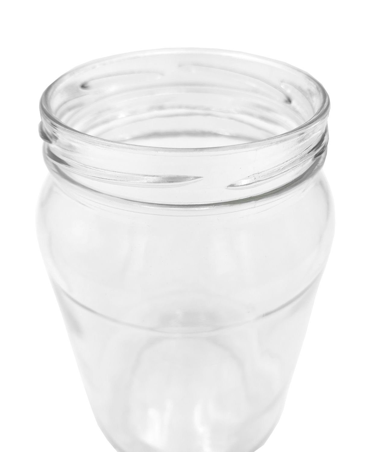 Schraubdeckel, BURI Vorratsdose Glas Einweckglas 900ml Vorratsglas Einmachglas Konservenglas