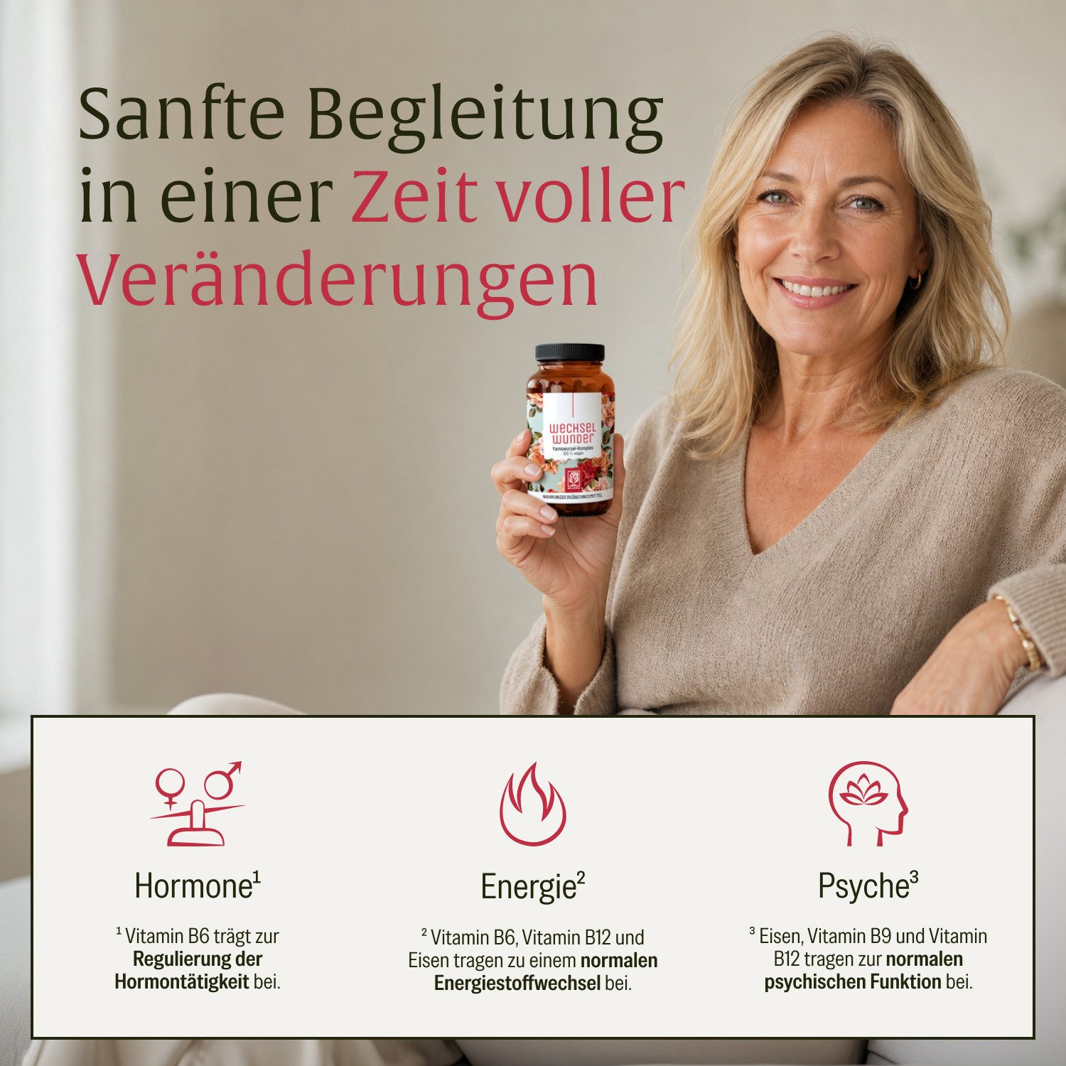 Naturtreu Wechselwunder Kapseln, 1 er 90 St., 53.5 g, Durchdachte Entwicklung, Vegan, Laborgeprüft, Hochwertige Inhaltstoffe – Bild 3 von 5