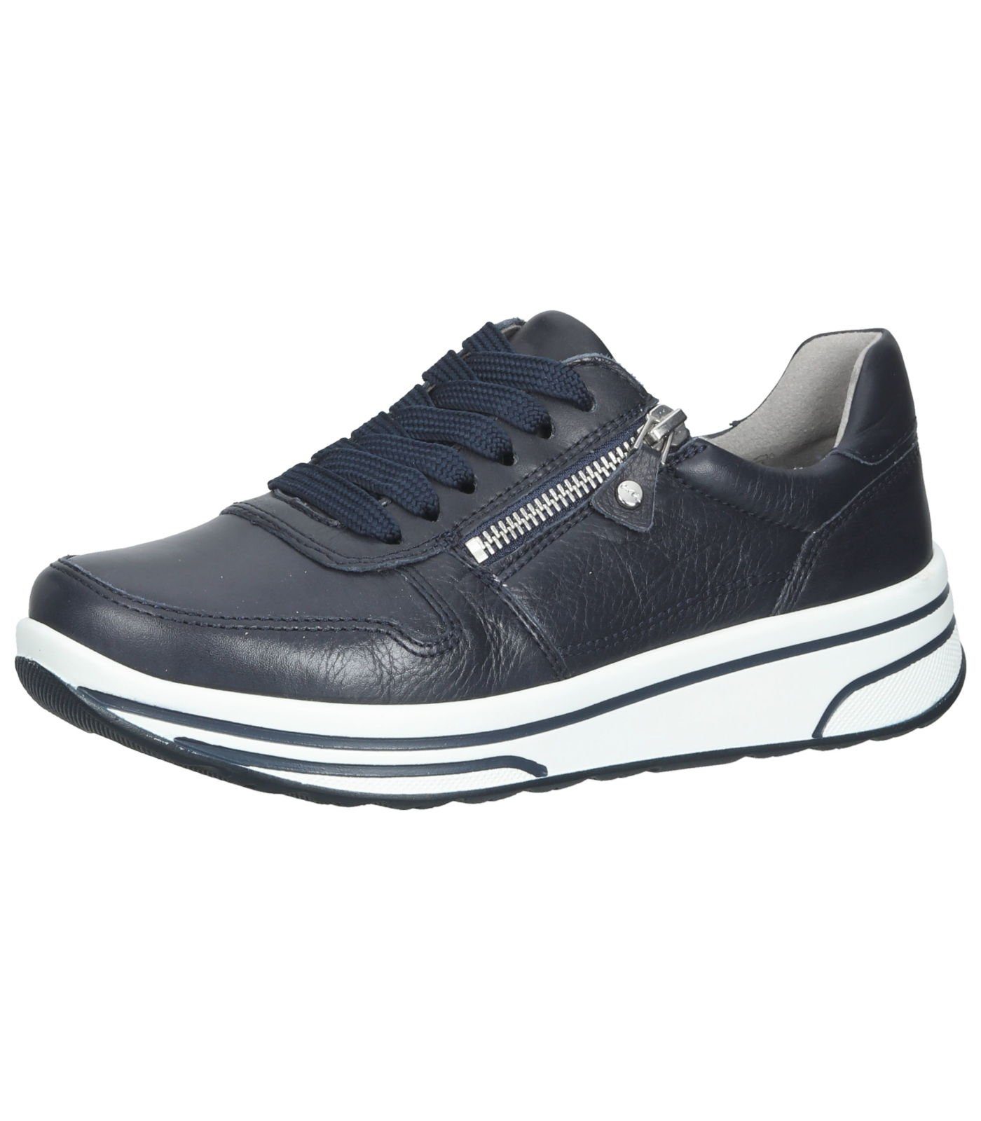 Ara Sneaker Sneaker Blau Leder