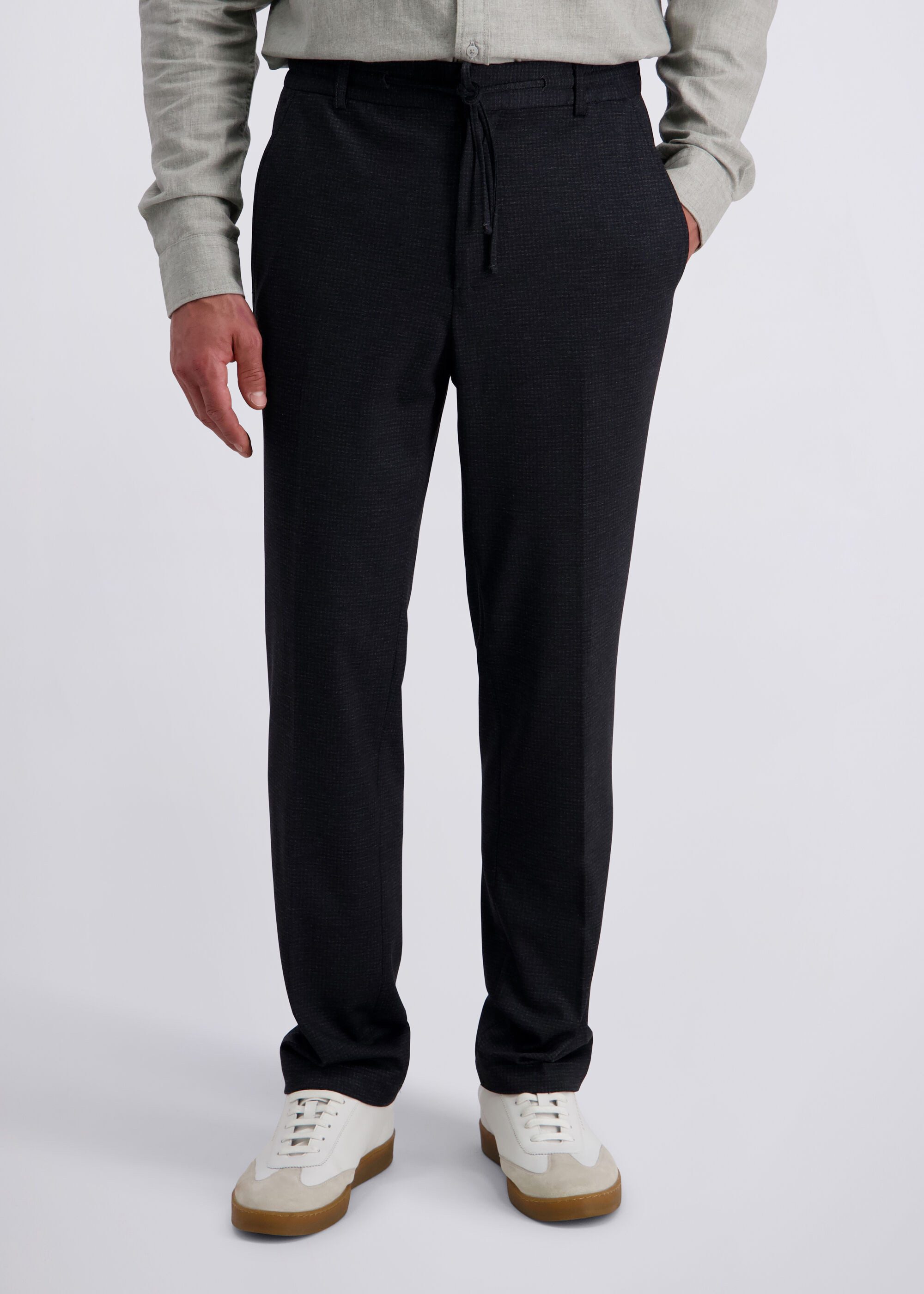 Pierre Cardin Anzughose Rick (1-tlg) mit Kordelzug