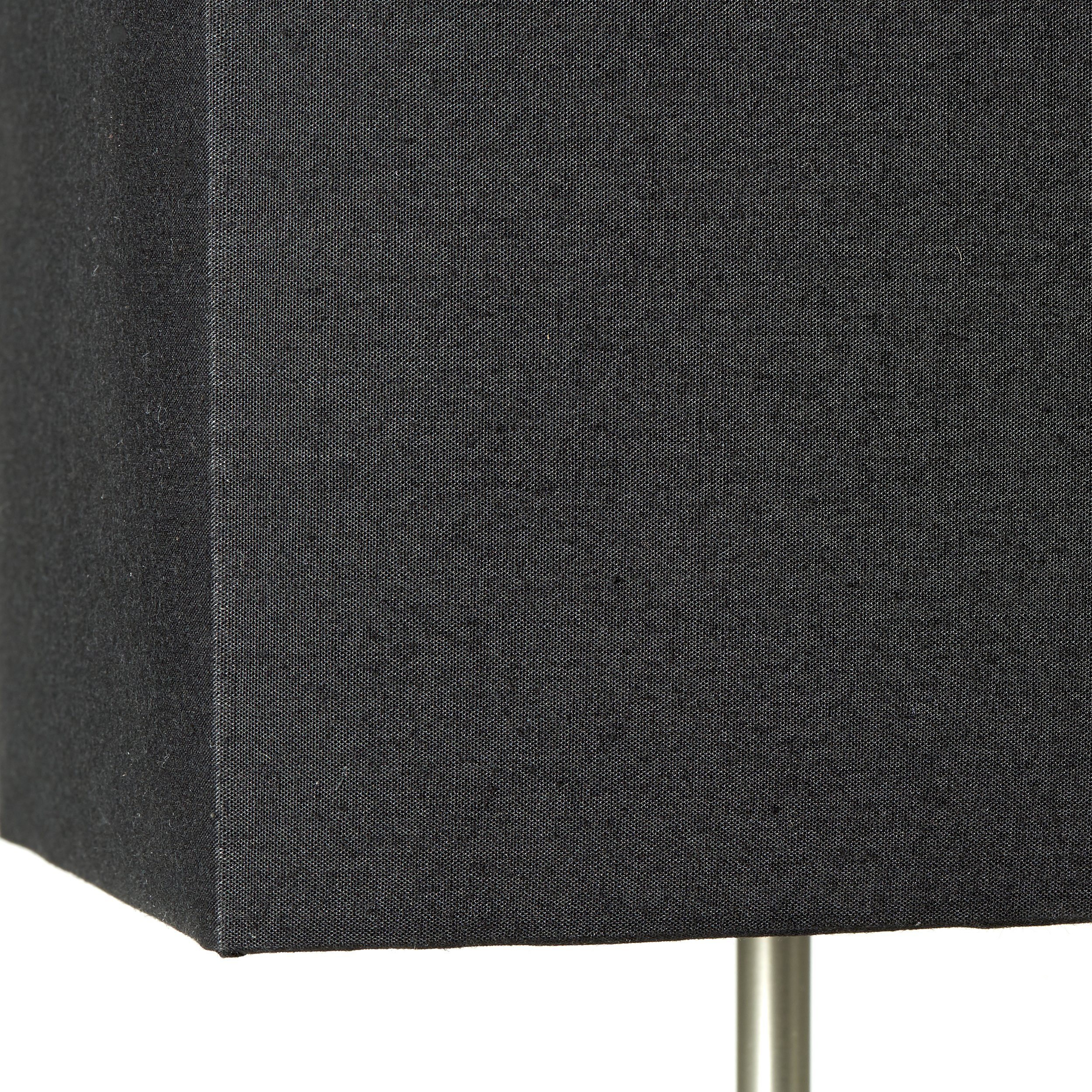 Lightbox Tischleuchte, ohne Leuchtmittel, Tischlampe, max. 43 E14, cm Metall/Textil W, Touchschalter, 40 Höhe