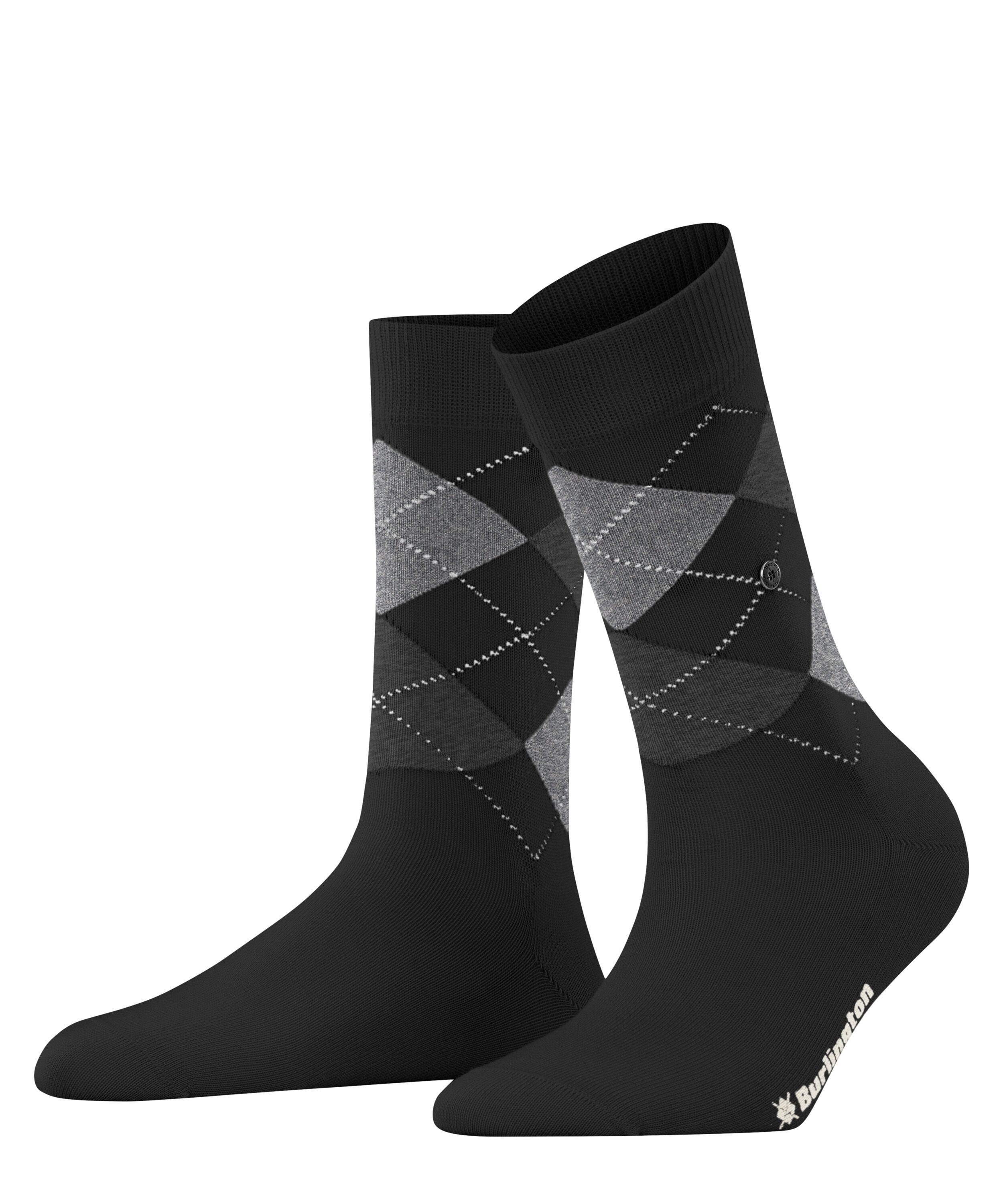 Burlington Socken Covent Garden (1-Paar) mit feiner Baumwolle & Burlington Clip