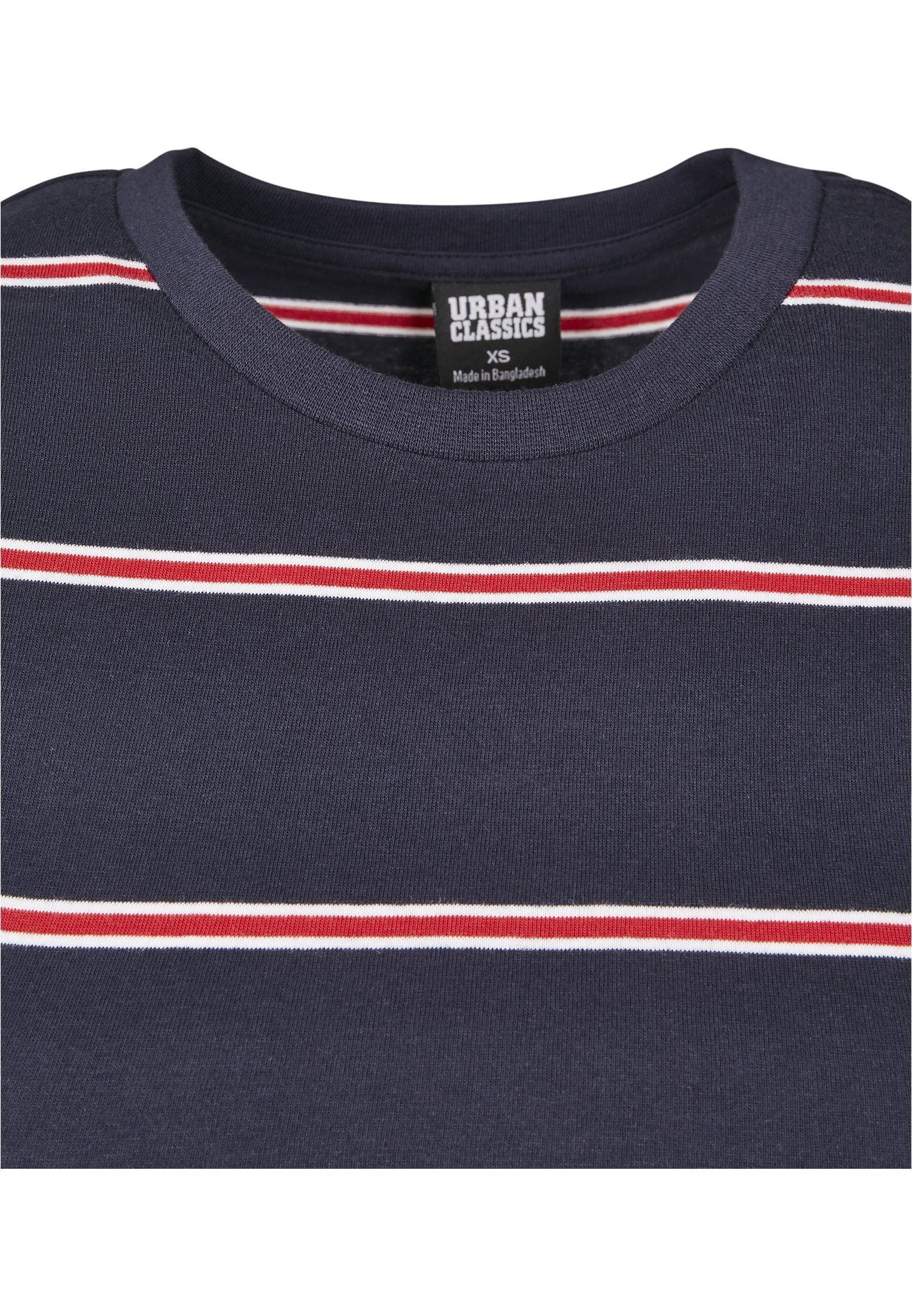Cropped Skate CLASSICS (1-tlg) T-Shirt URBAN Stripe Dyed Tee Damen Ladies Yarn