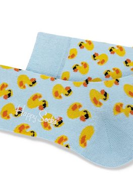 Happy Socks Basicsocken 3-Pack Rubber Duck gekämmte Baumwolle