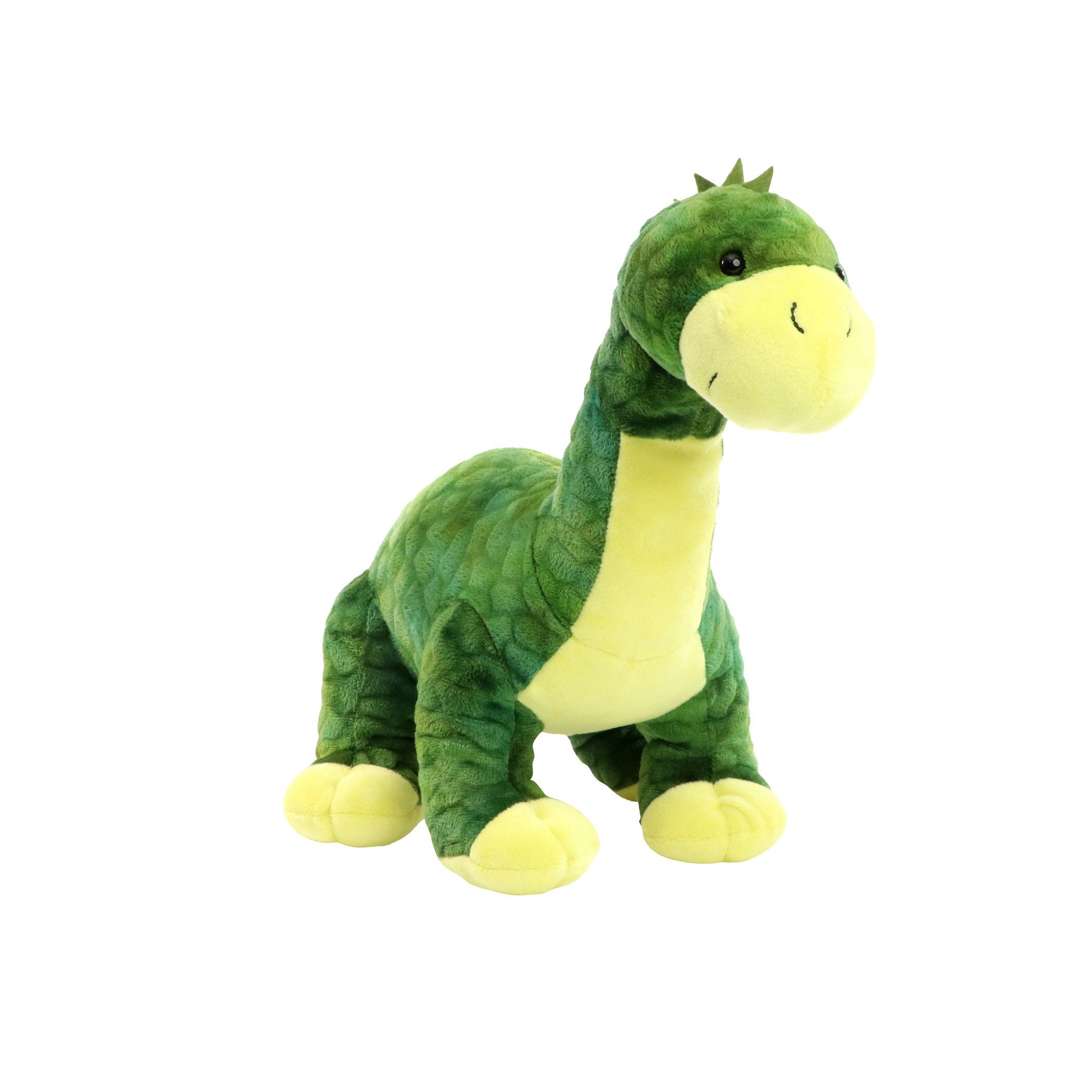 mbw Kuscheltier Plüschtier Dinosaurier, Stofftier Dino grün, 32 cm (1-St)