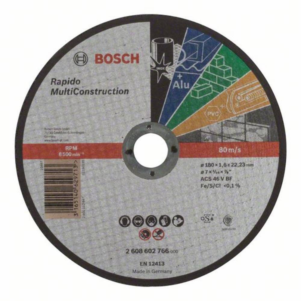 Bosch Professional BOSCH Trennscheibe Trennscheibe gerade Rapido Multi Construction ACS