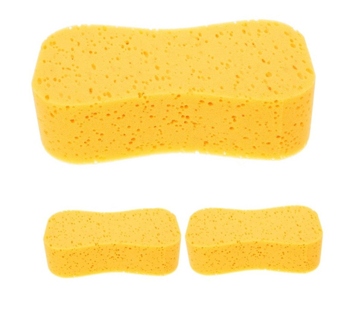 BAYLI Schwamm 3 Stück XL Autoschwamm aussen 218x116x66 cm - Universalschwamm groß