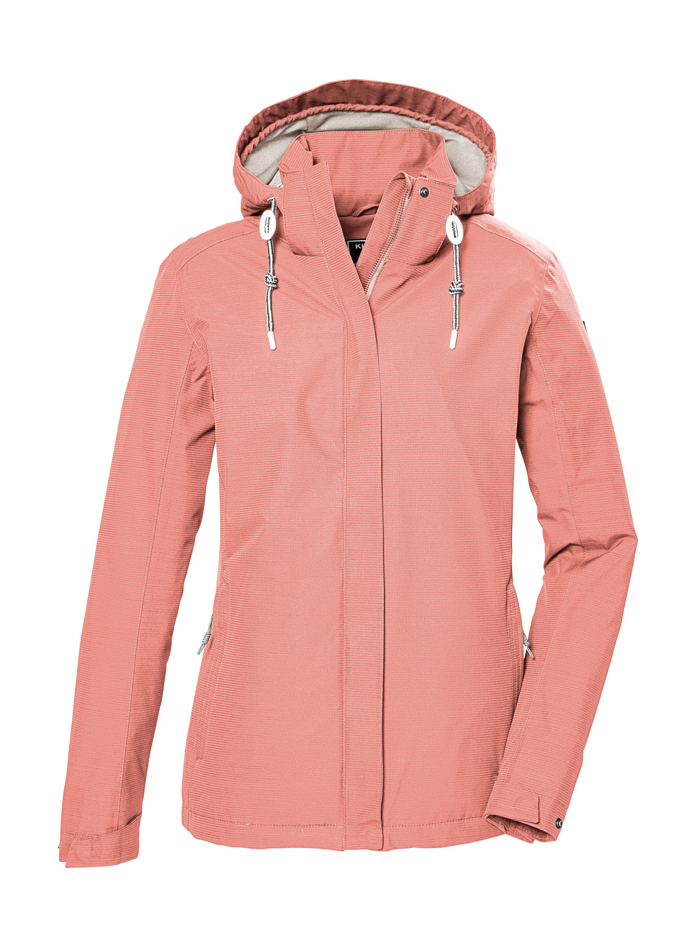 Killtec Outdoorjacke KOS 61 WMN JCKT Funktionsjacke: wasser- und winddicht, atmungsaktiv, abnehmbare Kapuze
