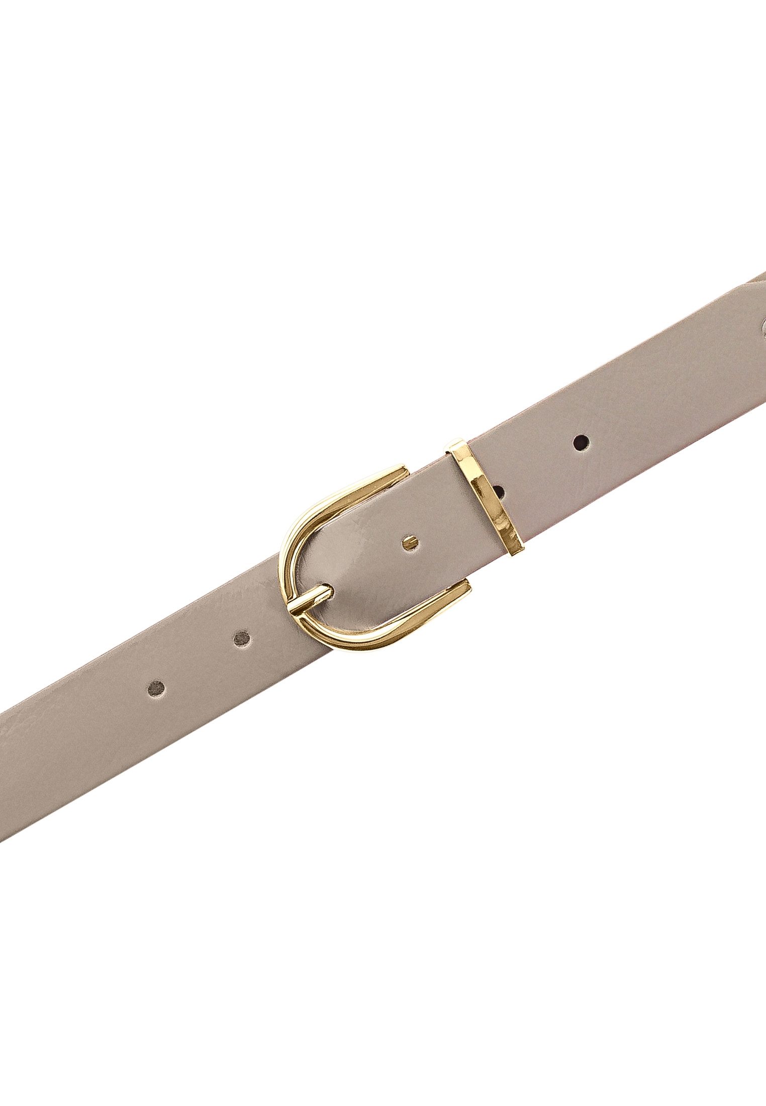 Tamaris Ledergürtel "Ellen Gold" mit 3 cm Breite, in glänzendem Goldton, unifarben – Bild 2 von 4