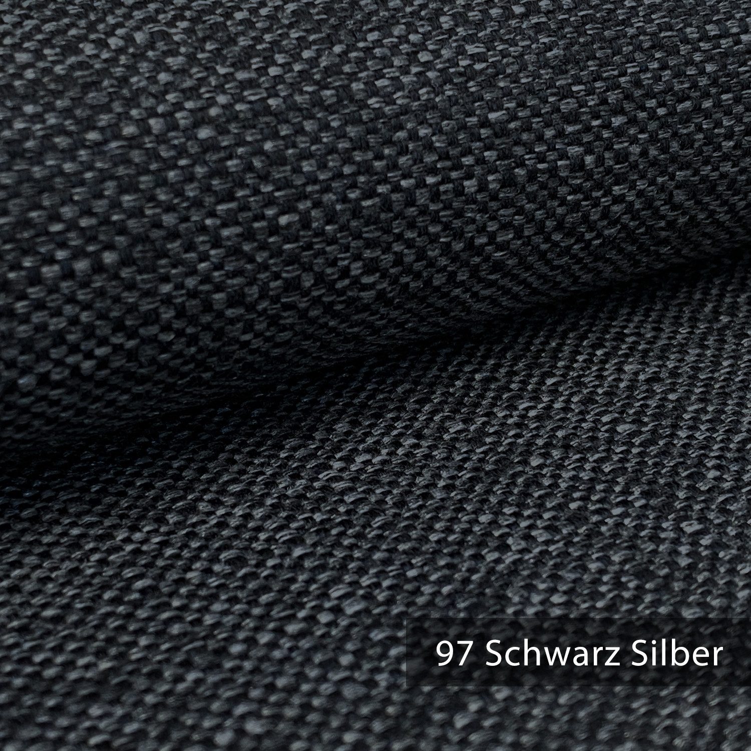 novely® Stoff MUDAU Grob gewebter Möbelstoff, Robust, Mélange, Handwebcharakter, Pflegeleicht, Meterware, 1lfm