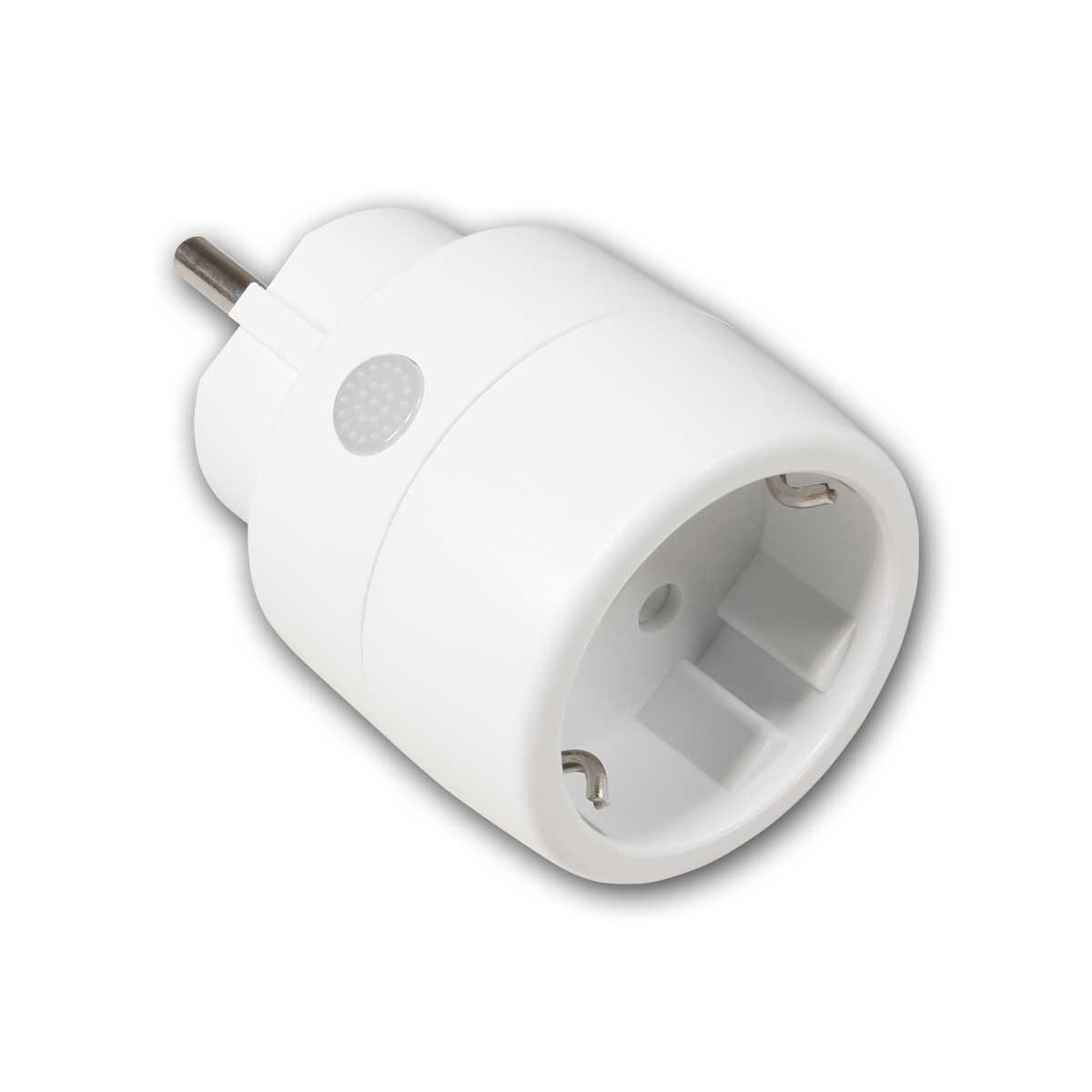 McPower Funksteckdose Funk-Steckdose KINETIC 2.000W/230V für Innen IP20
