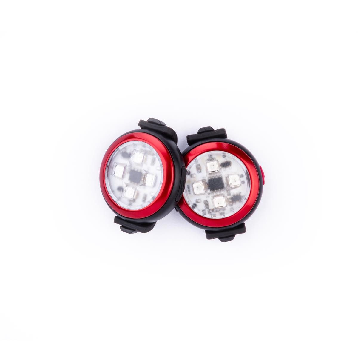 Curli Hunde-Geschirr Curli Rechargable luumi LED Red
