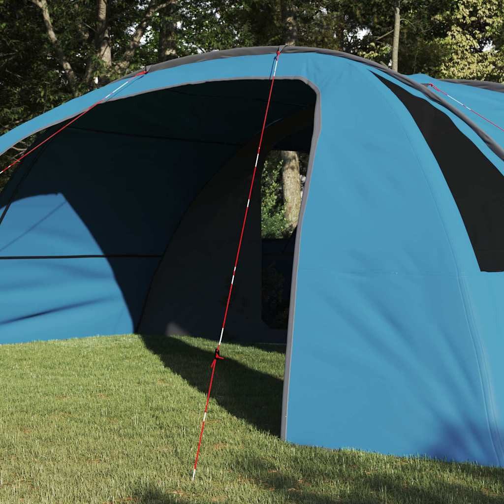 vidaXL Tunnelzelt Tunnelzelt für 6 Personen Blau und Grau 700 x 590 x 215 cm, (1 tlg)