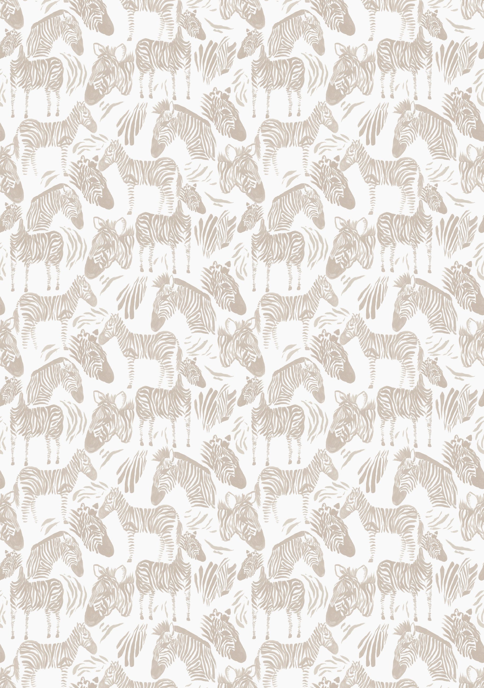 Fototapete Zebra in Beige, Roomblush - RB329