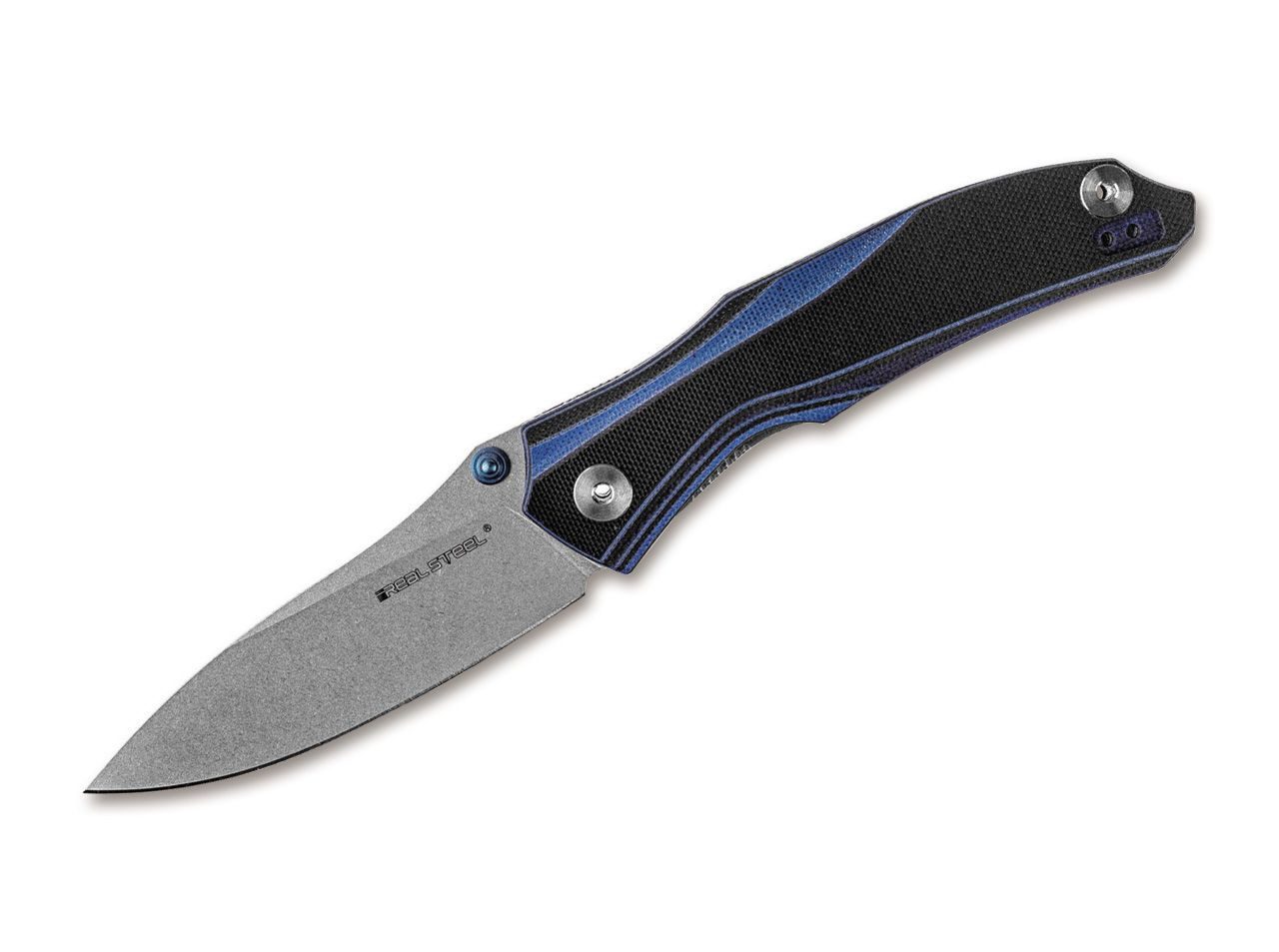 Real Steel Taschenmesser Taschenmesser Horus G10 Blue