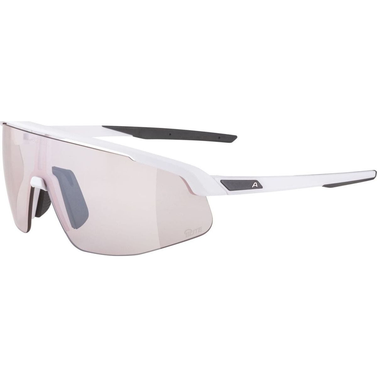*Alpina* Fahrradbrille Turbo Pro Q-lite, Eleganter Augenschutz für Sportler mit optimalem Tragekomfort und