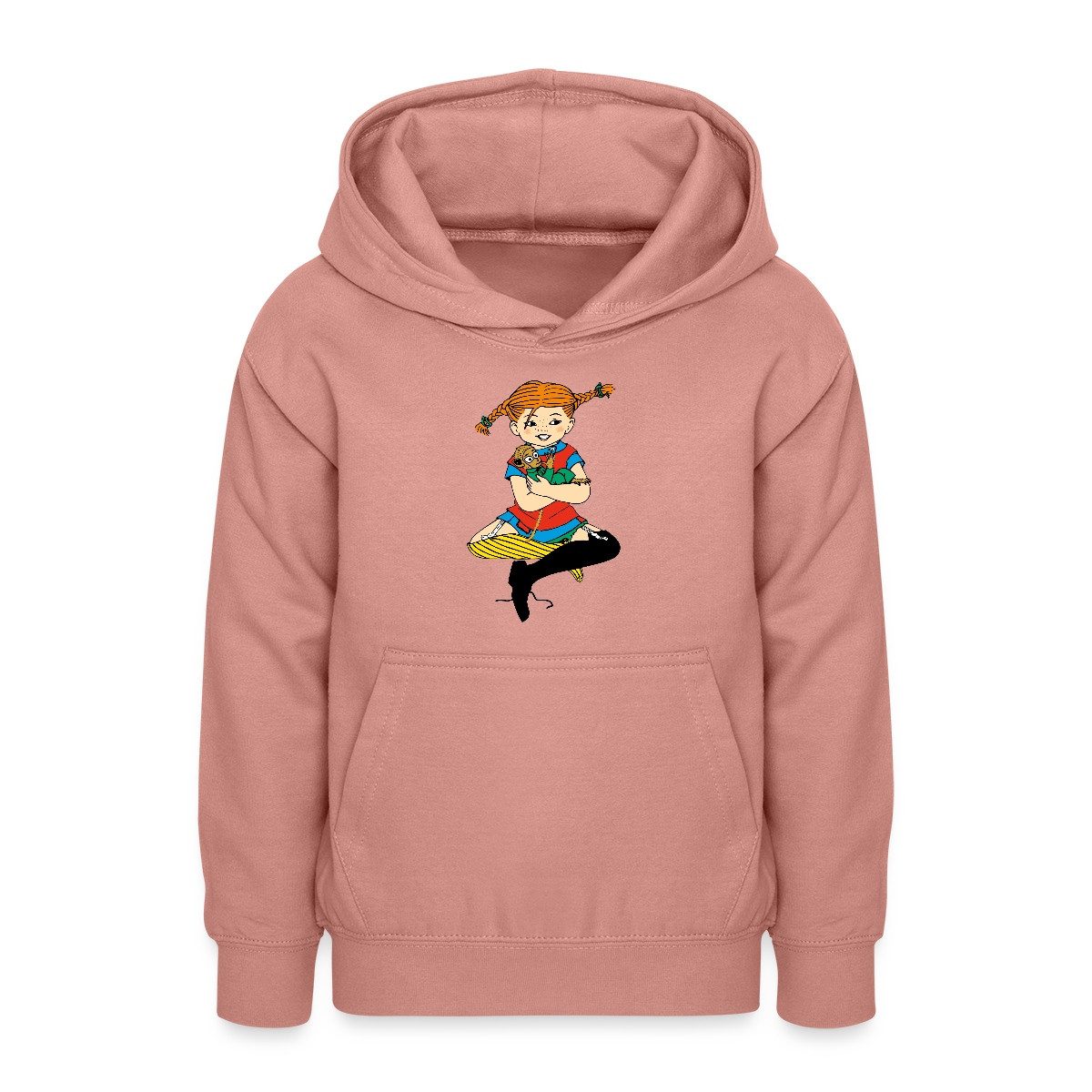 Spreadshirt Hoodie Pippi Langstrumpf Zusammen Mit Herr Nilsson Teenager Hoodie (1-tlg)